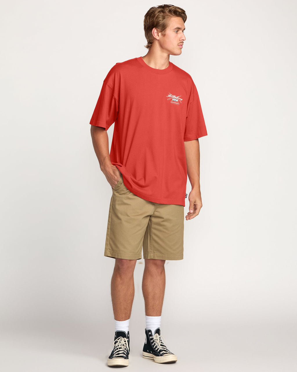 Billabong Crossboards OG Tee - Burnt Red