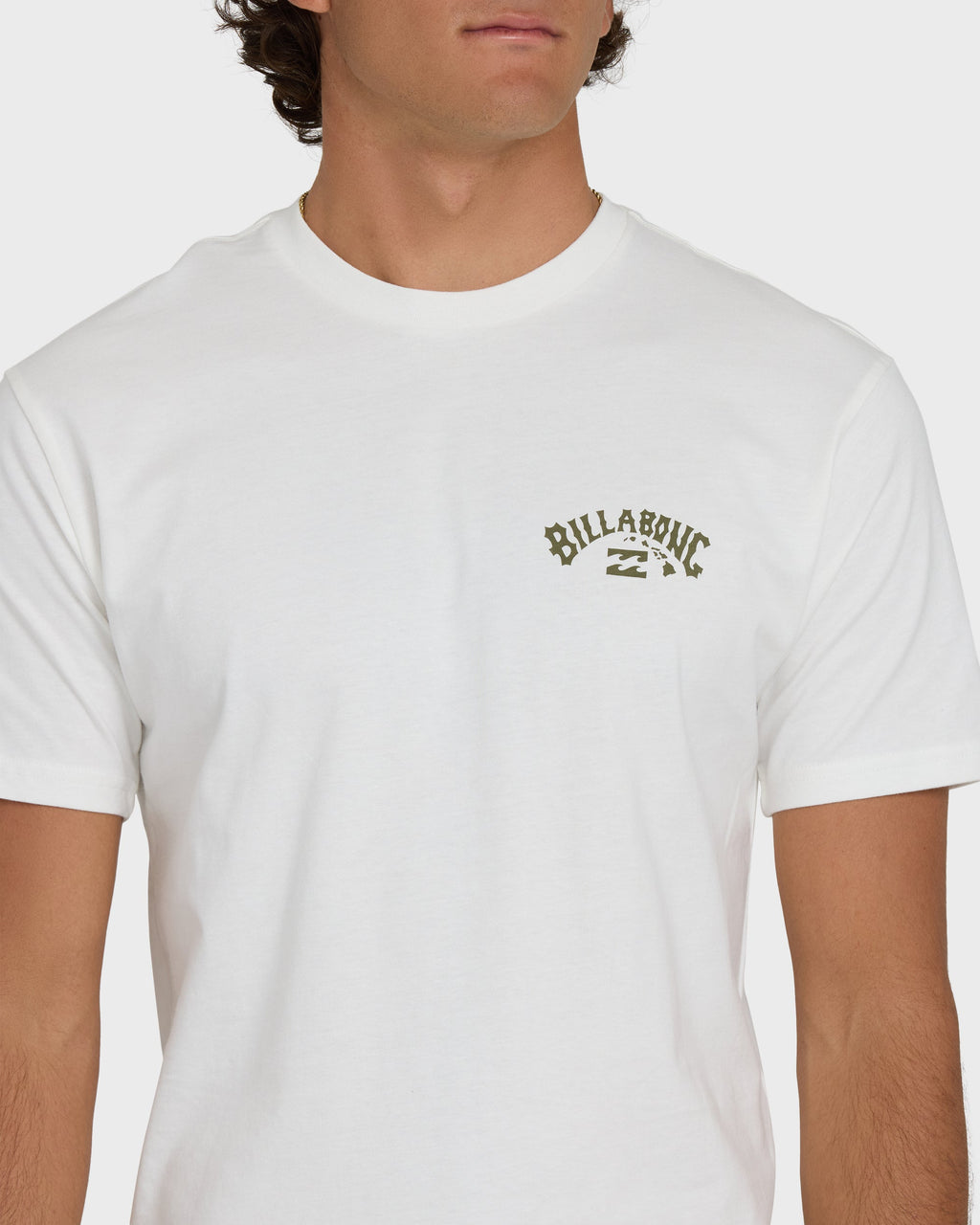 Billabong Arch Hi Regular Short Sleeve T-Shirt - Off White