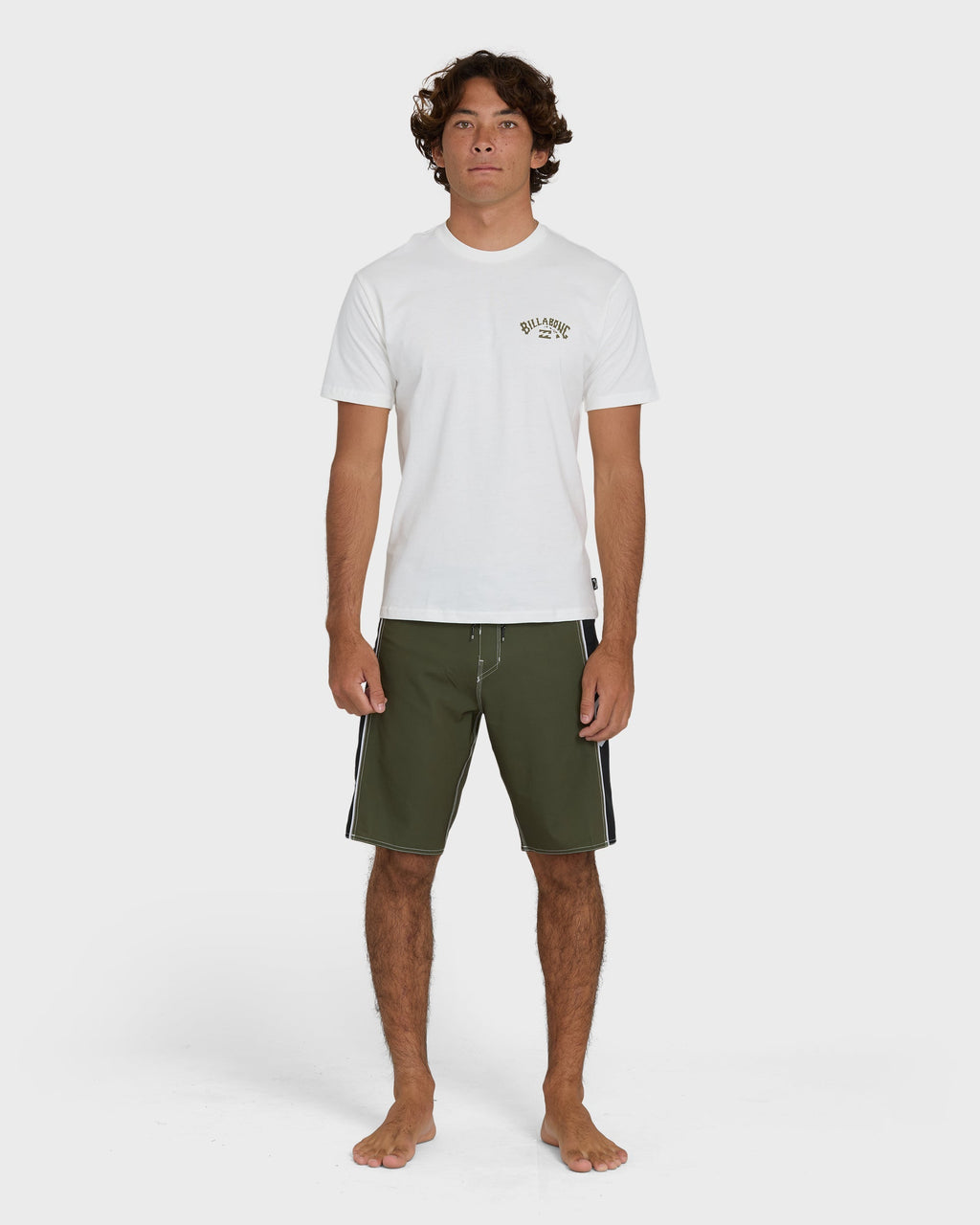 Billabong Arch Hi Regular Short Sleeve T-Shirt - Off White