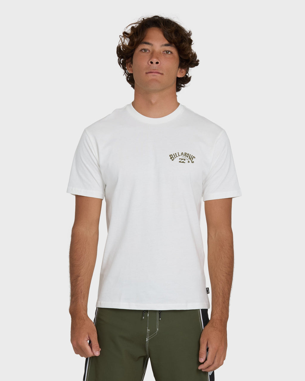 Billabong Arch Hi Regular Short Sleeve T-Shirt - Off White