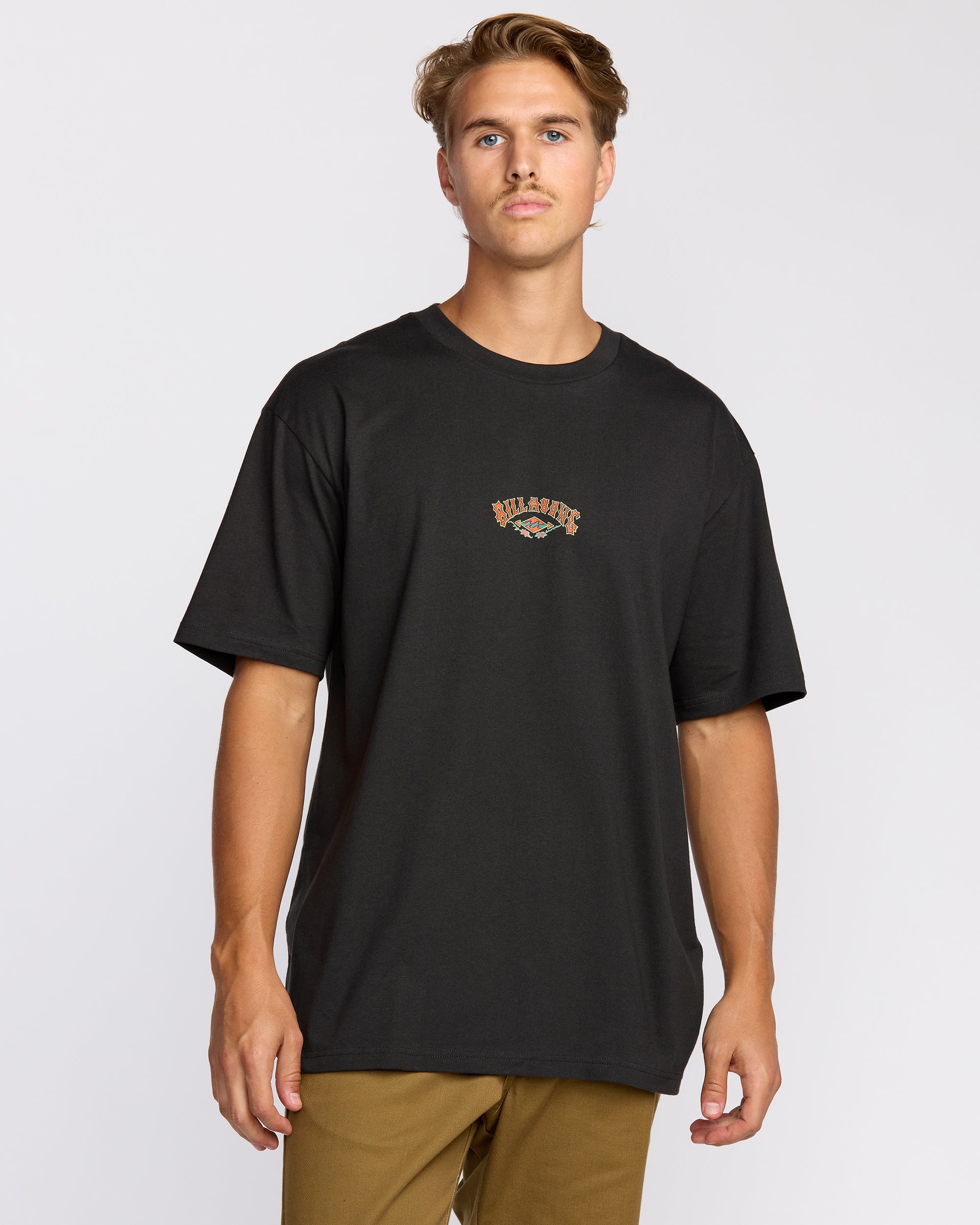 Billabong Rose Arch Regular Short Sleeve T-Shirt - Washed Black