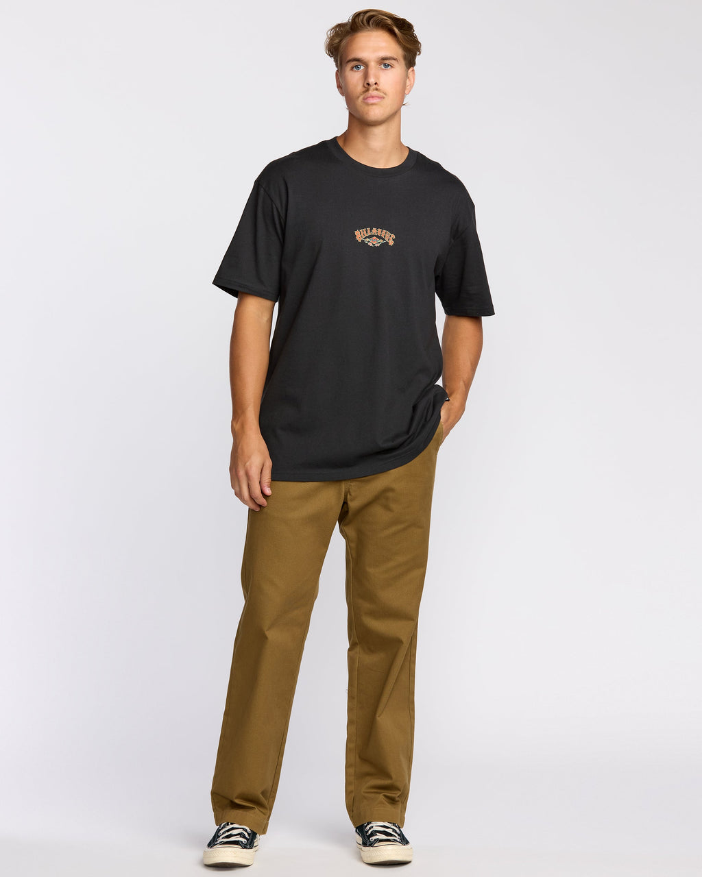 Billabong Rose Arch Regular Short Sleeve T-Shirt - Washed Black