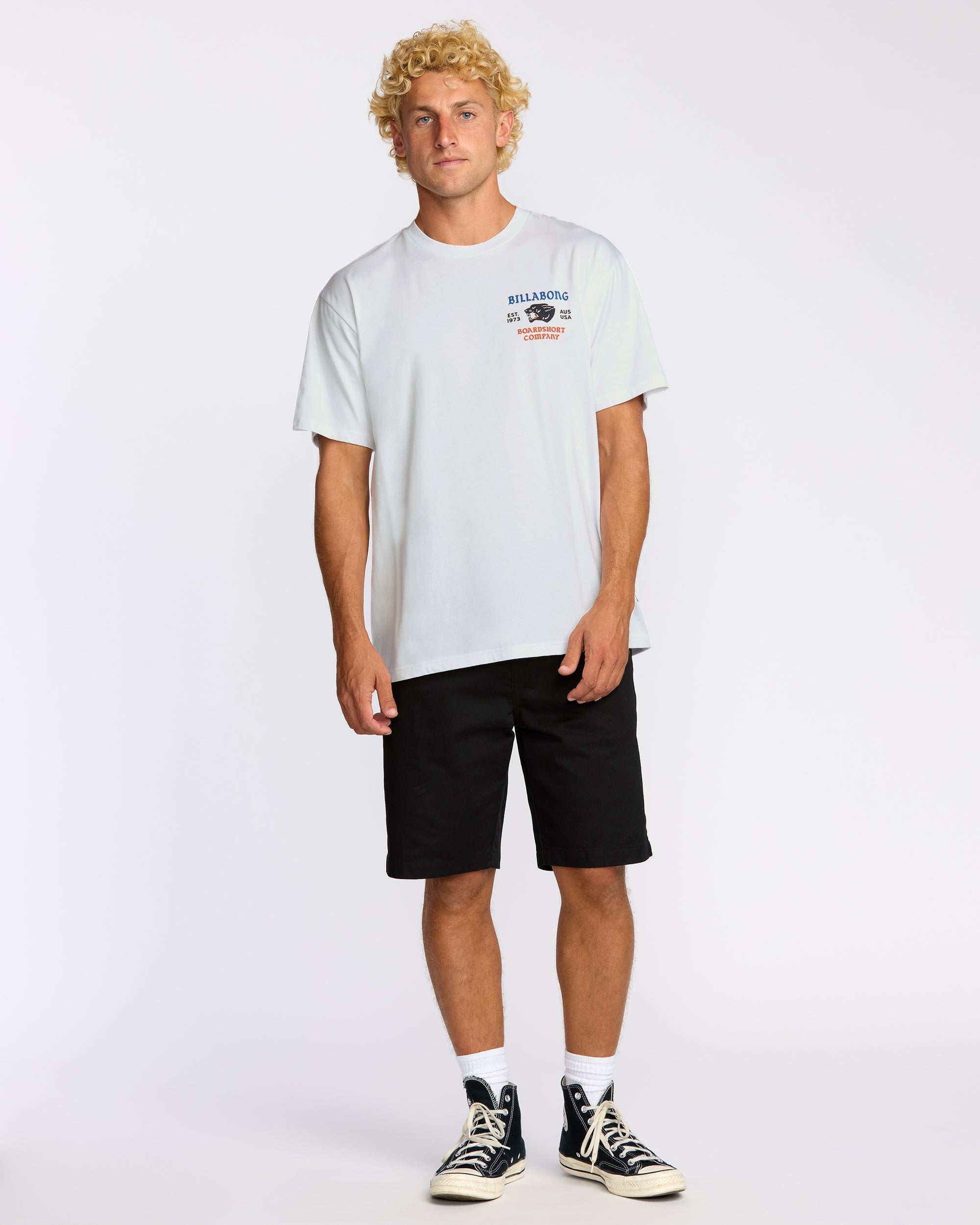 Billabong Formidable Regular Short Sleeve T-Shirt - White