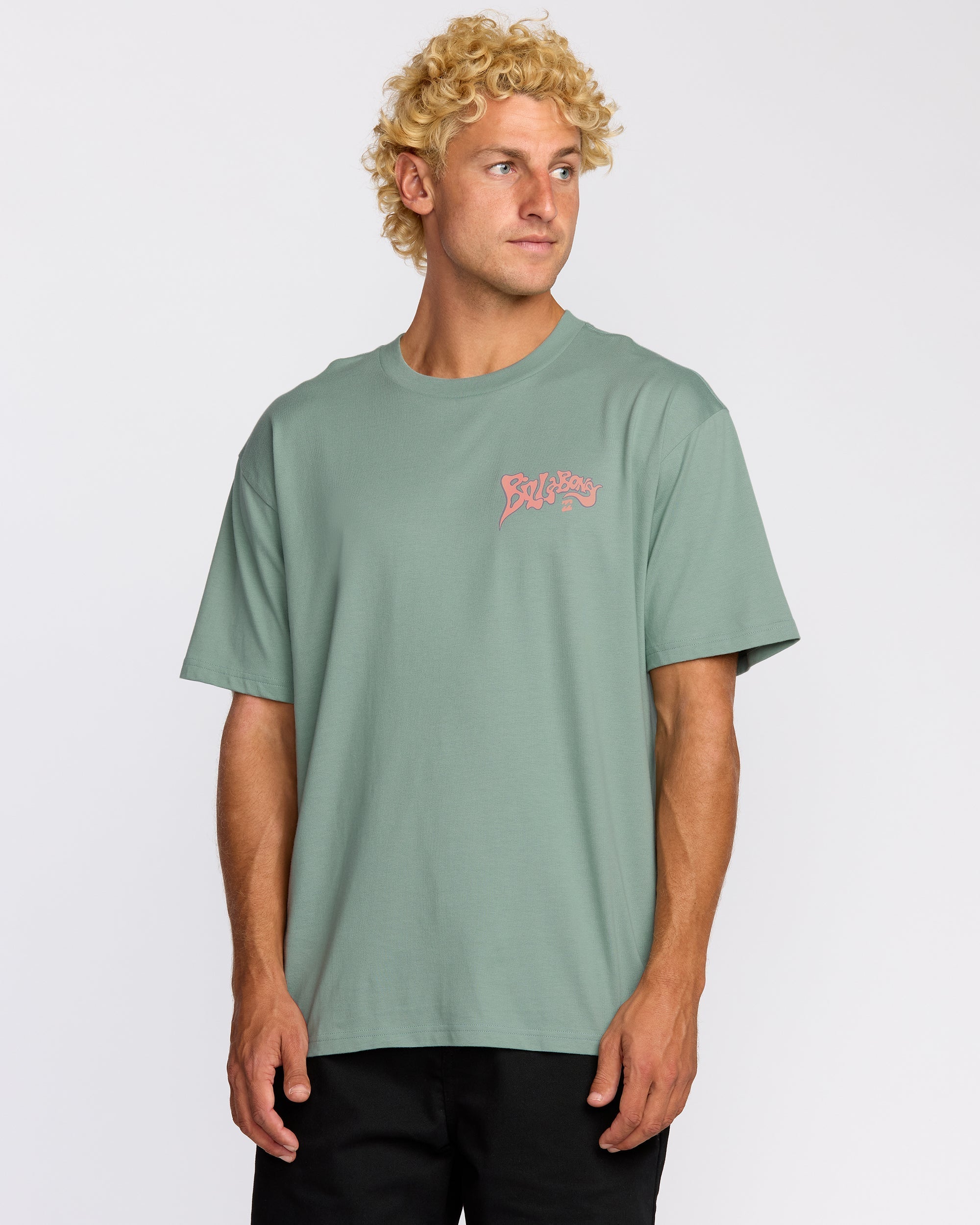 Billabong Morning Haze Regular Short Sleeve T-Shirt - Mineral Blue