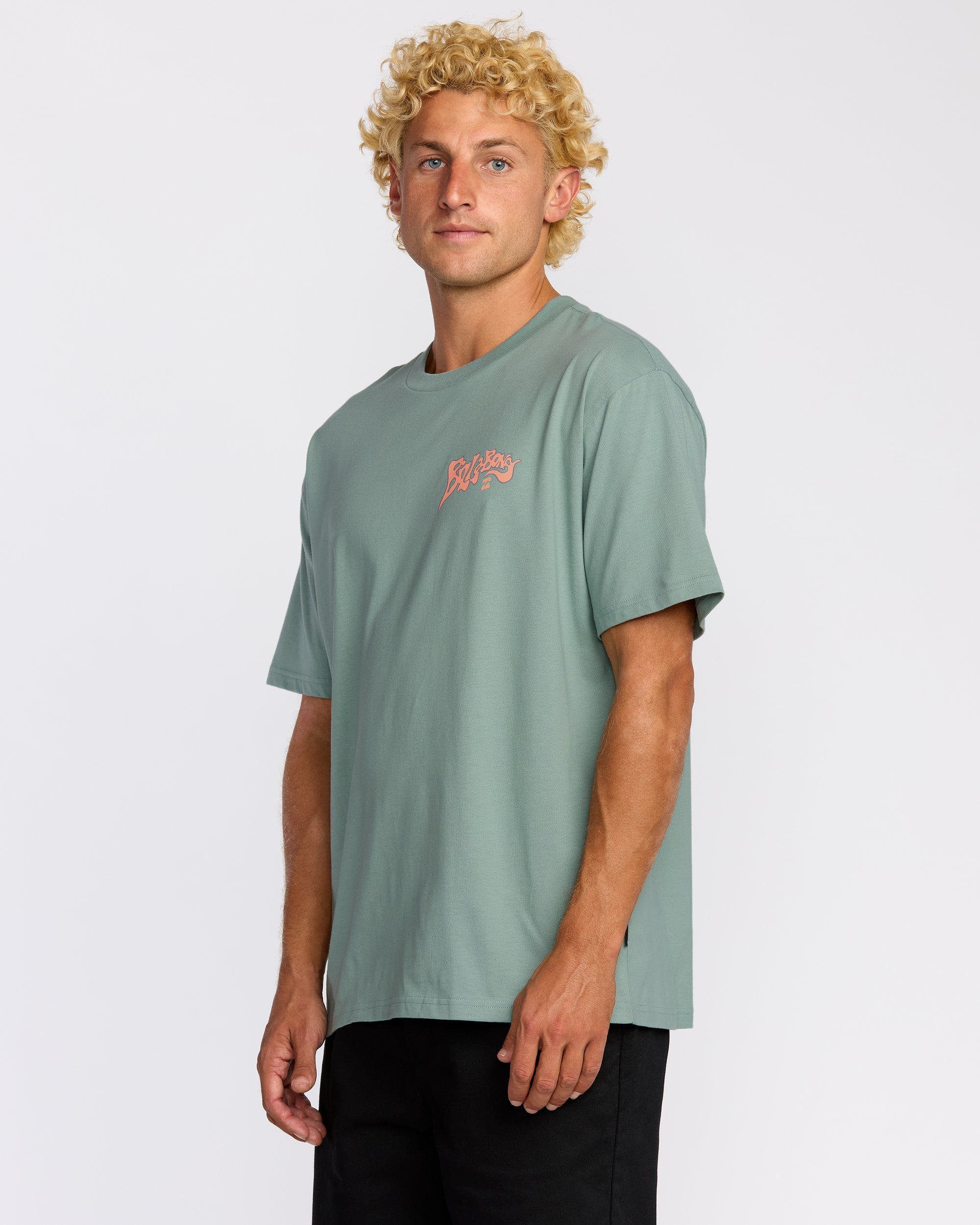 Billabong Morning Haze Regular Short Sleeve T-Shirt - Mineral Blue