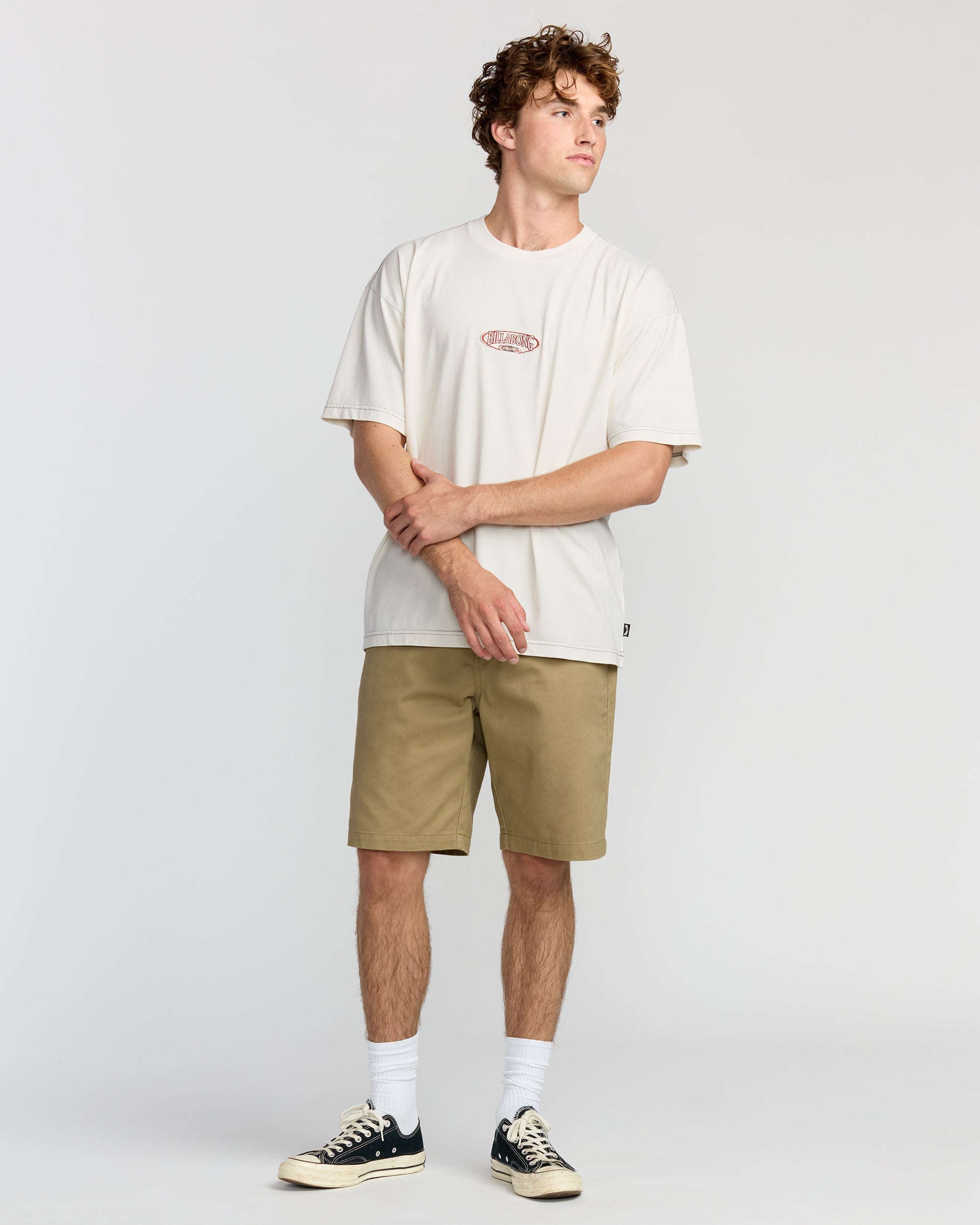 Billabong Bad Dog OG Short Sleeve T-Shirt - Cement