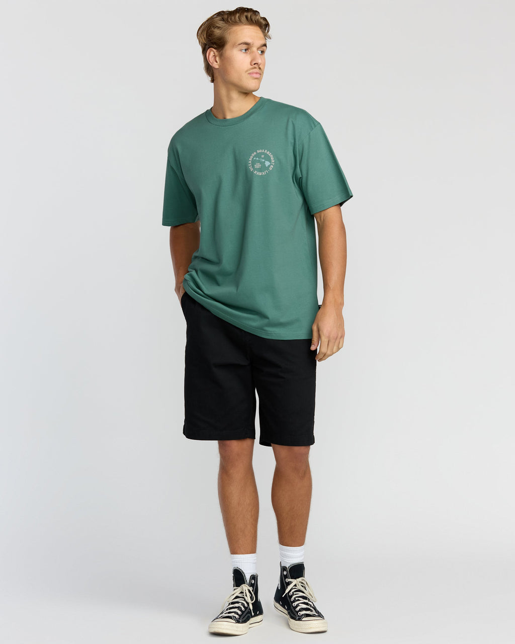 Billabong Aloha Island Hi Regular Short Sleeve T-Shirt - Sage Green