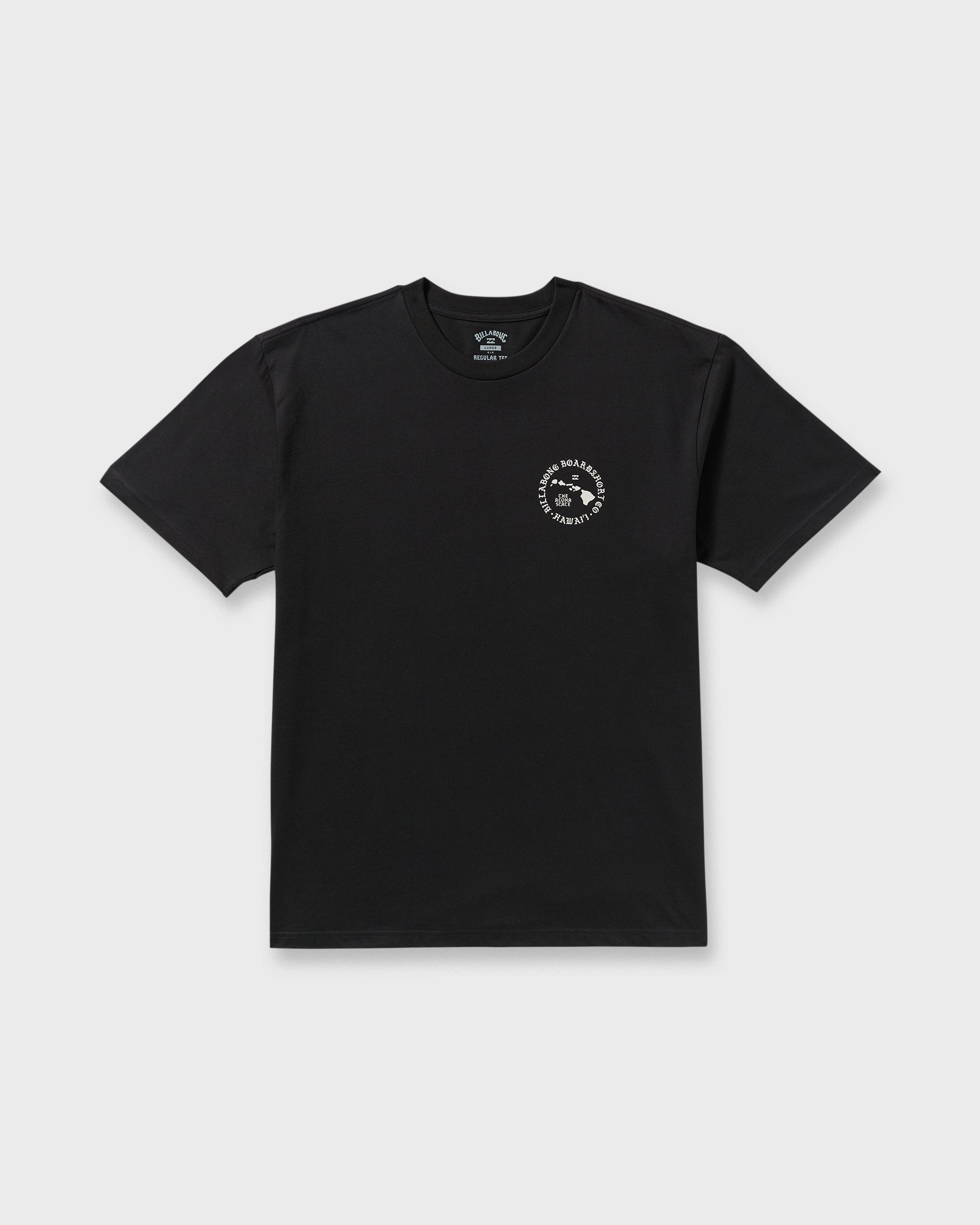 Billabong Aloha Island Hi Regular Short Sleeve T-Shirt - Washed Black