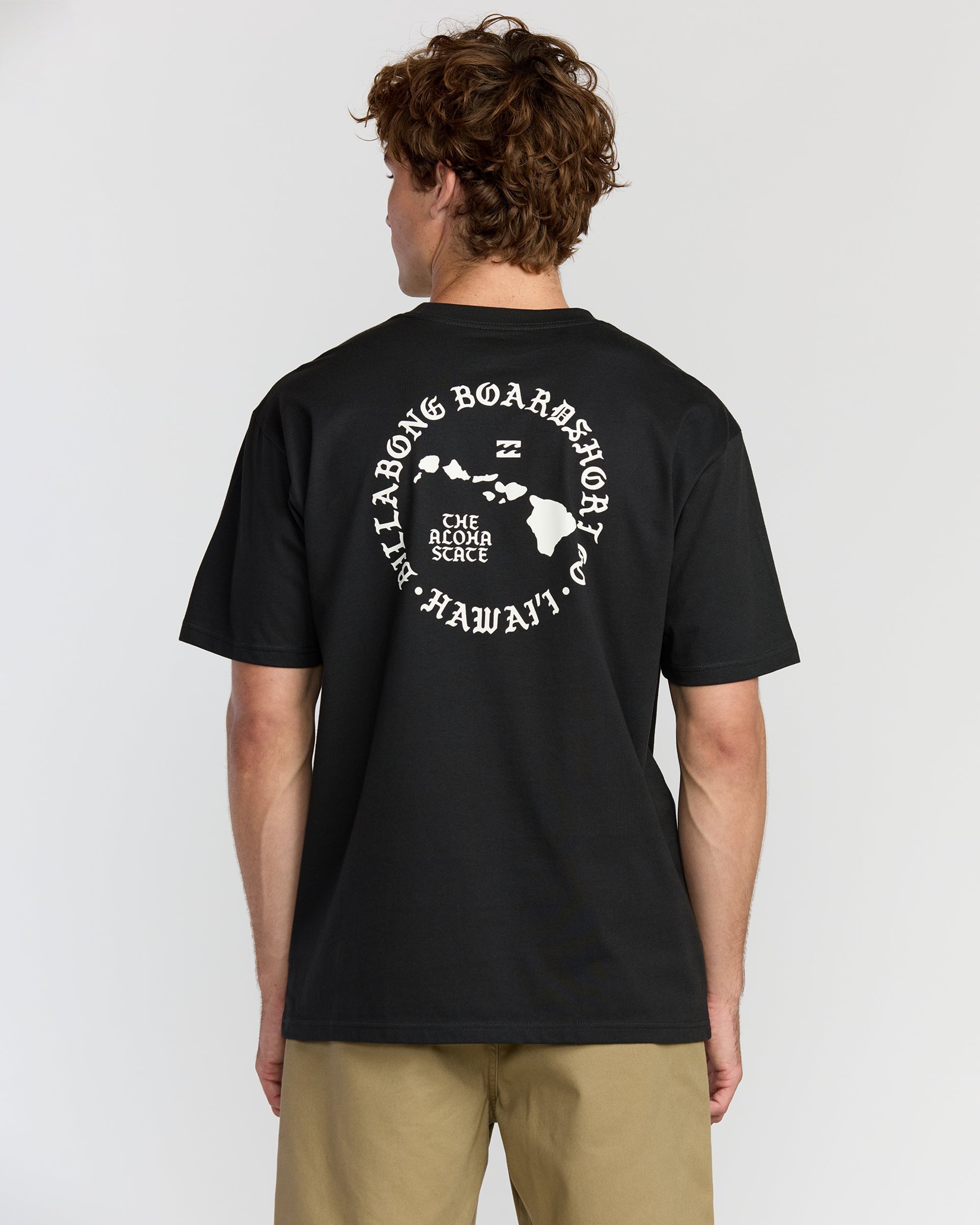 Billabong Aloha Island Hi Regular Short Sleeve T-Shirt - Washed Black