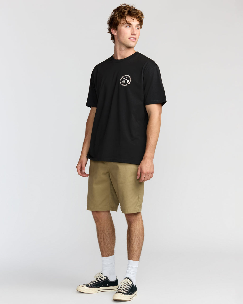 Billabong Aloha Island Hi Regular Short Sleeve T-Shirt - Washed Black