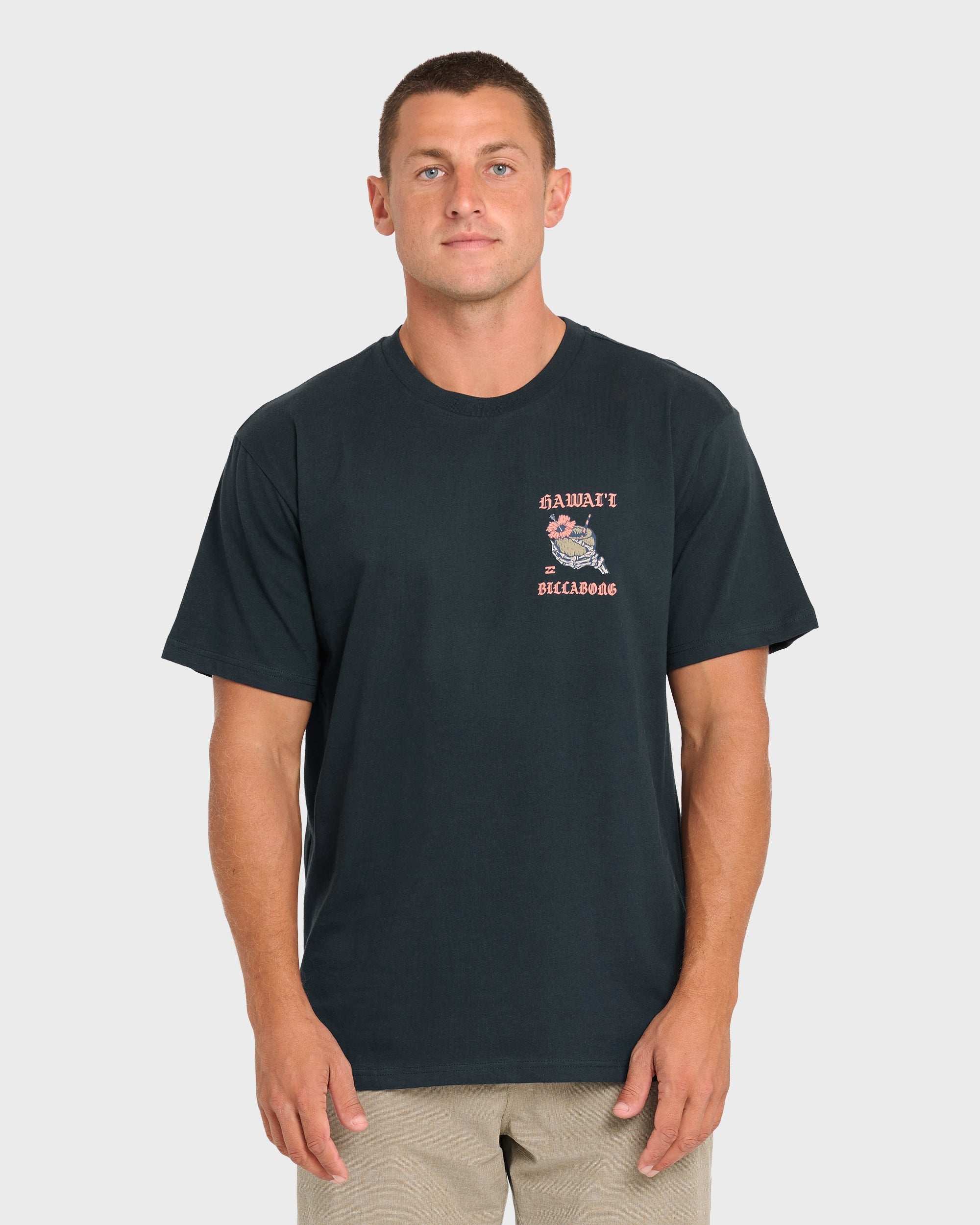Billabong Mai Tai Hi Regular Short Sleeve T-Shirt - Navy