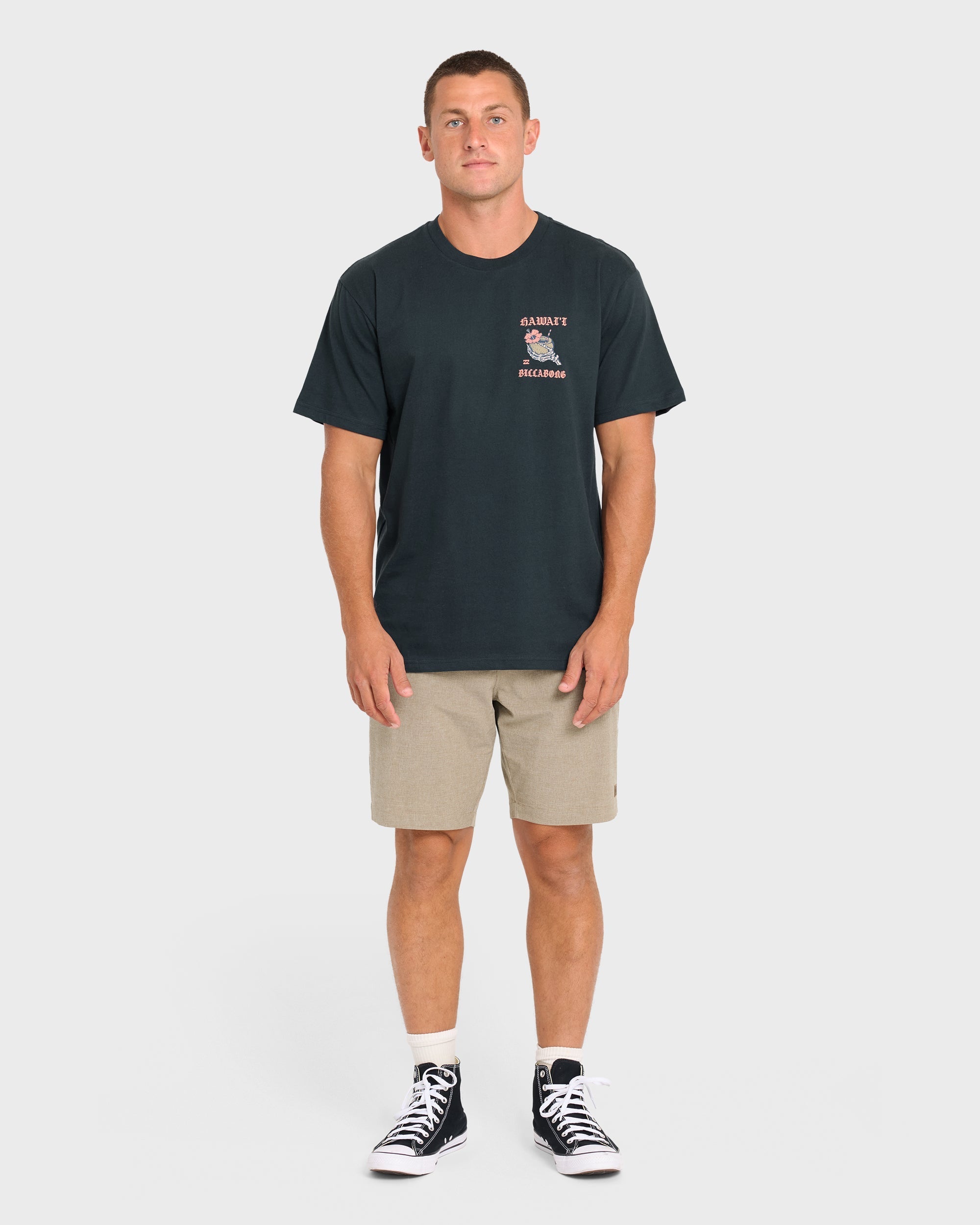 Billabong Mai Tai Hi Regular Short Sleeve T-Shirt - Navy