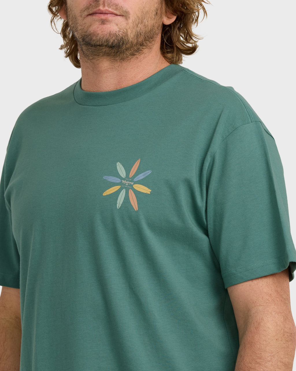 Billabong Quiver Premium Short Sleeve T-Shirt - Sage Green