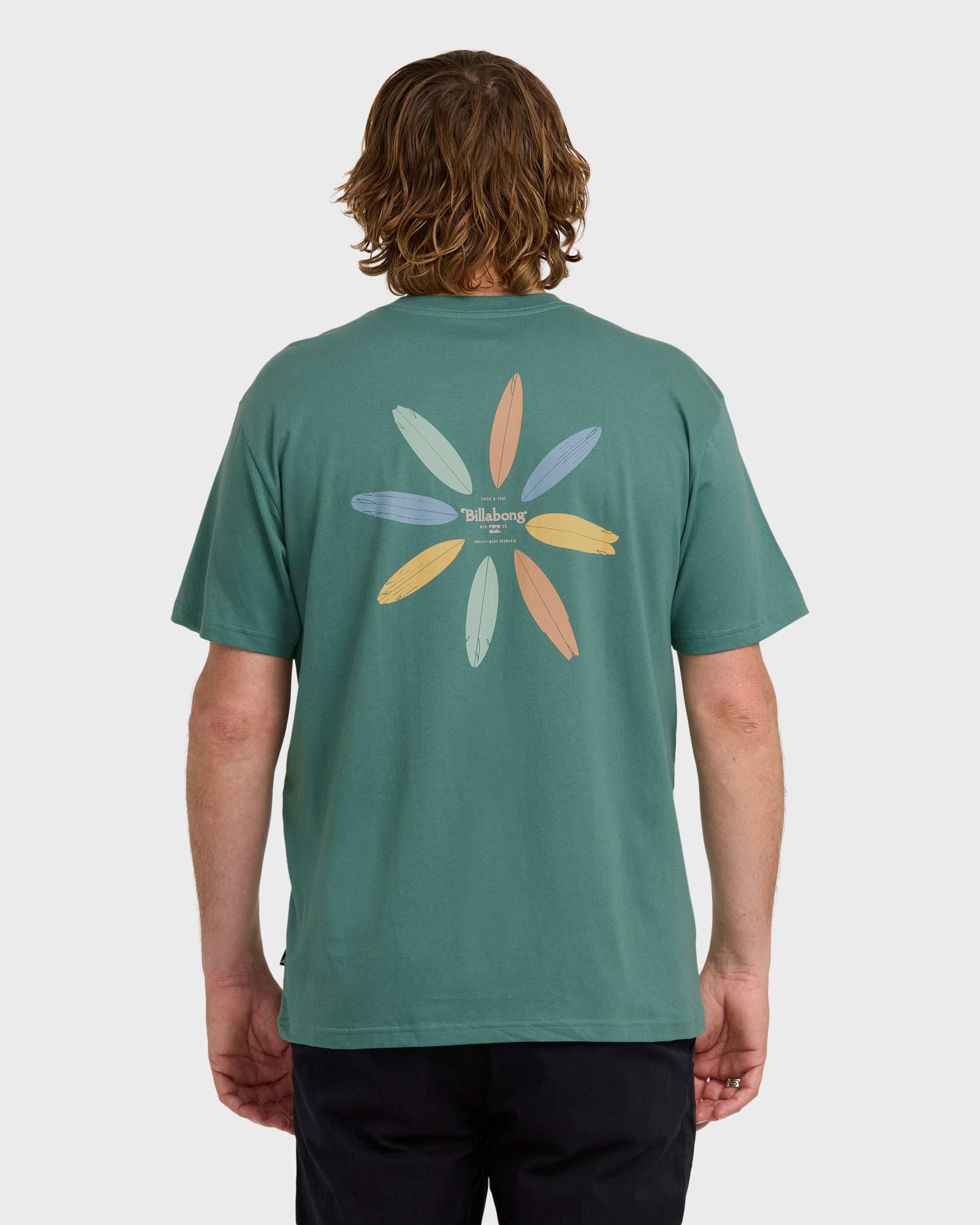 Billabong Quiver Premium Short Sleeve T-Shirt - Sage Green