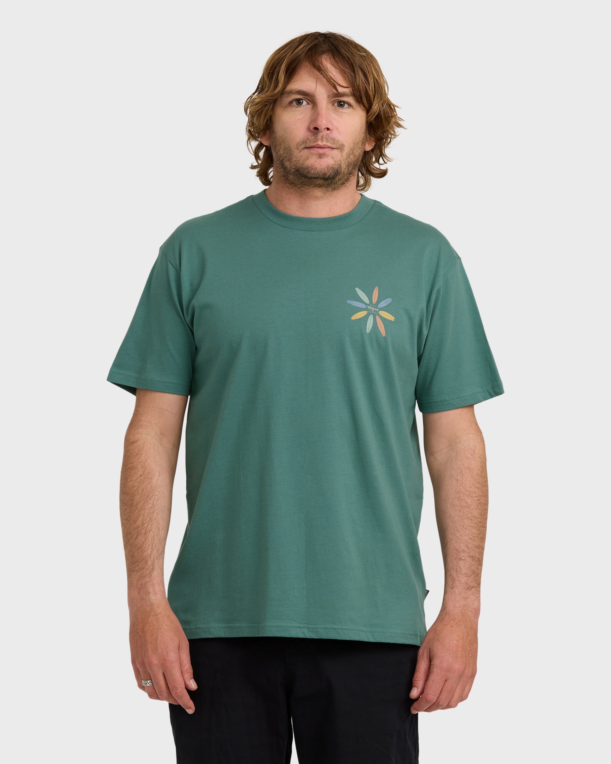 Billabong Quiver Premium Short Sleeve T-Shirt - Sage Green