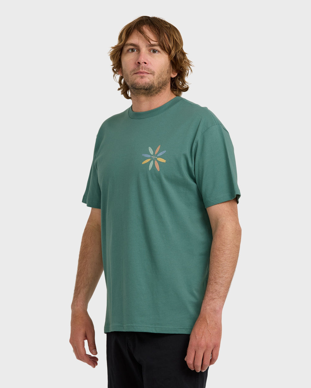 Billabong Quiver Premium Short Sleeve T-Shirt - Sage Green