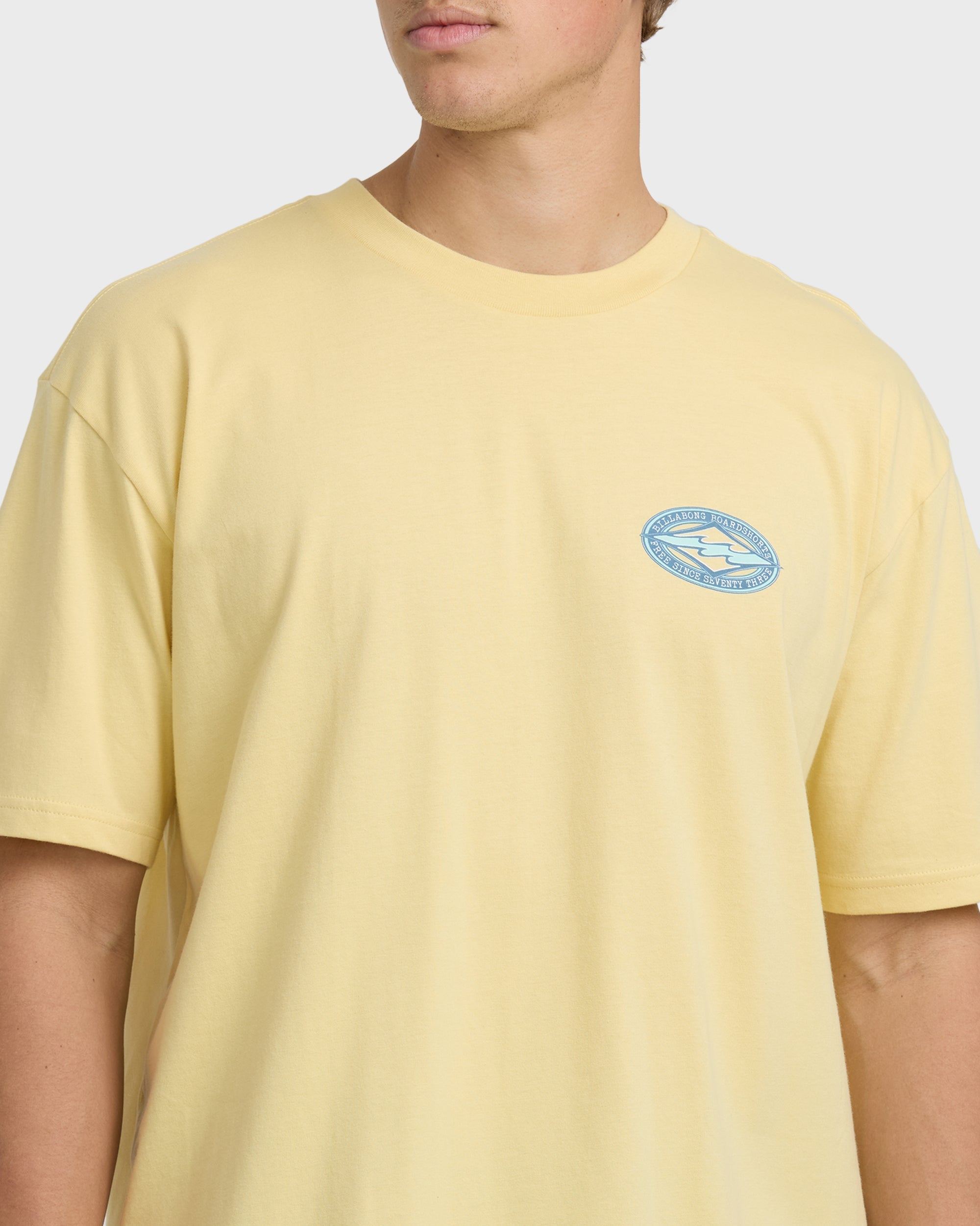 Billabong Rotor Diamond Regular Short Sleeve T-Shirt - Golden Yellow