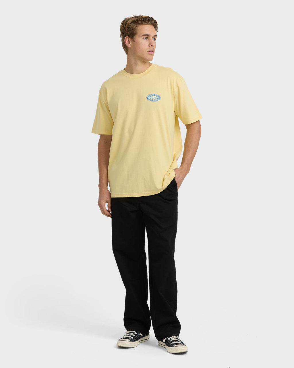 Billabong Rotor Diamond Regular Short Sleeve T-Shirt - Golden Yellow