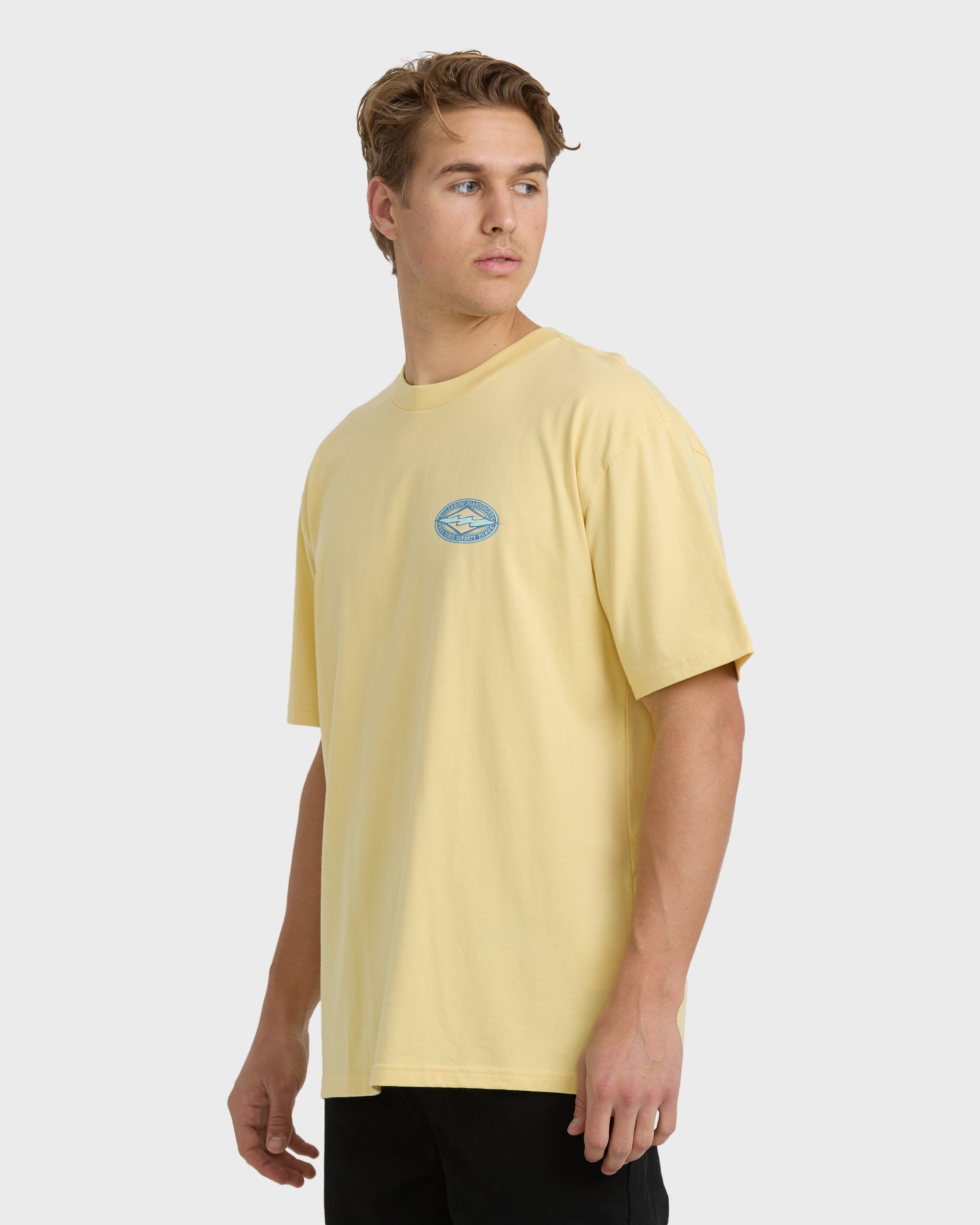Billabong Rotor Diamond Regular Short Sleeve T-Shirt - Golden Yellow