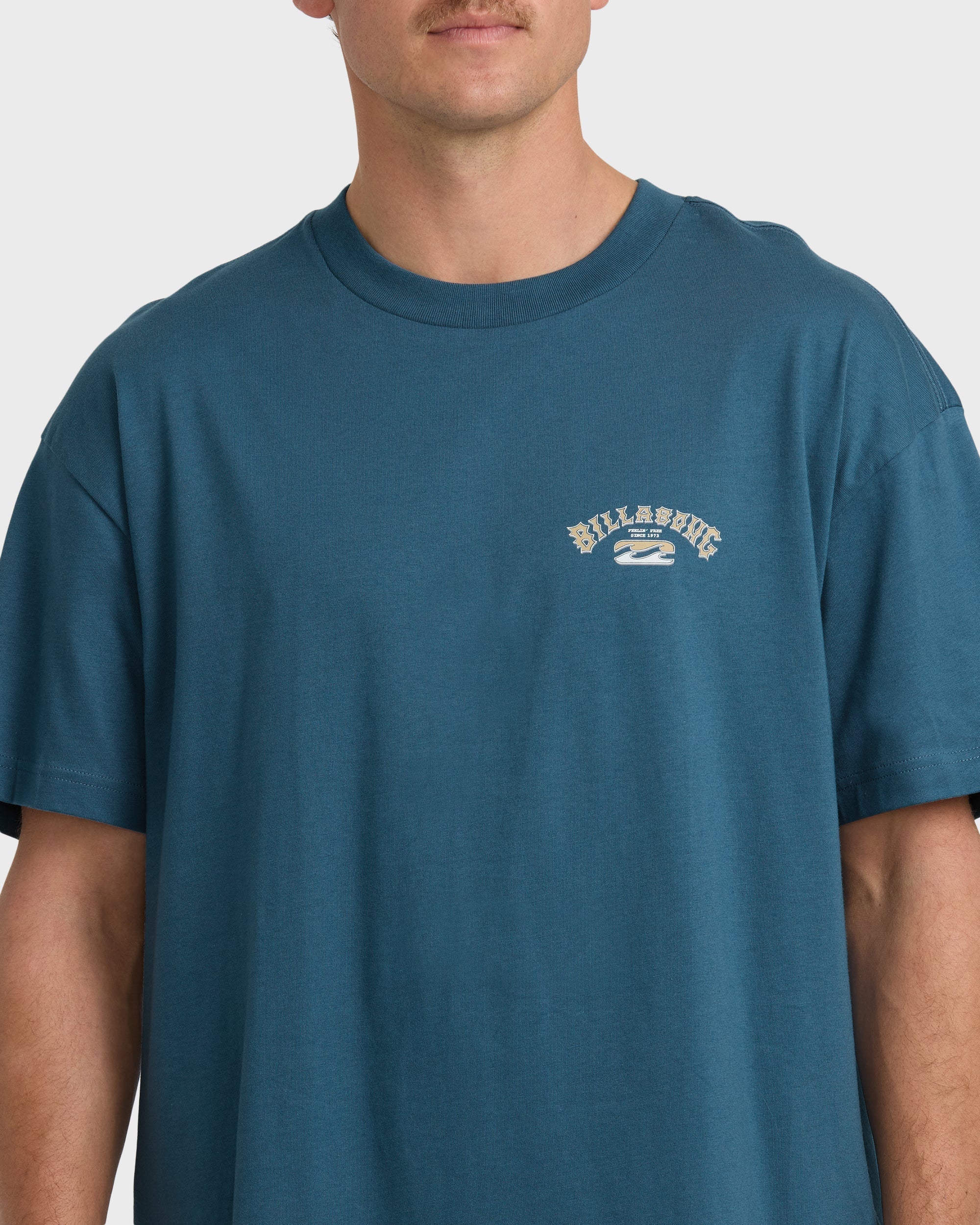Billabong Heritage Arch OG Short Sleeve T-Shirt - Real Teal