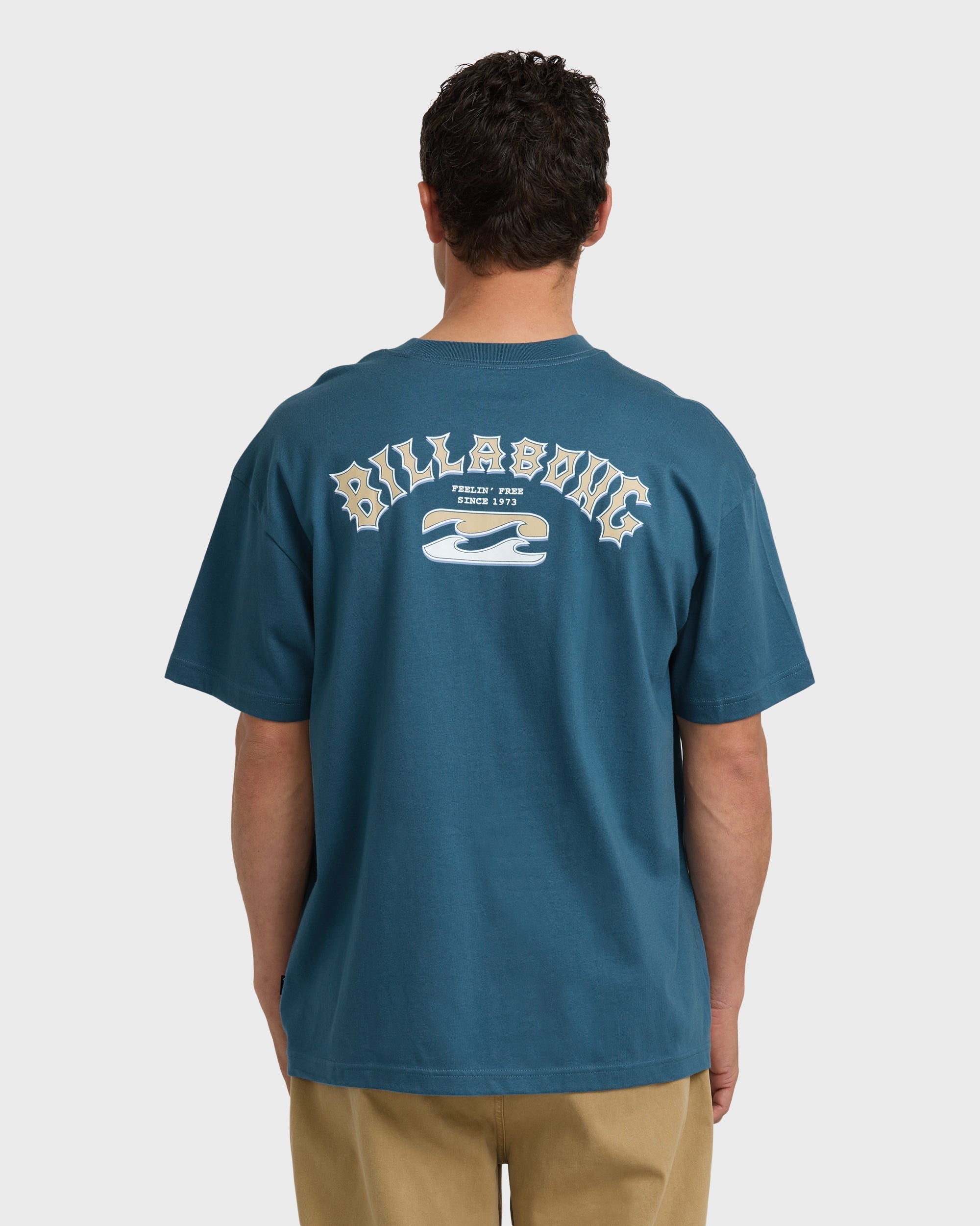 Billabong Heritage Arch OG Short Sleeve T-Shirt - Real Teal