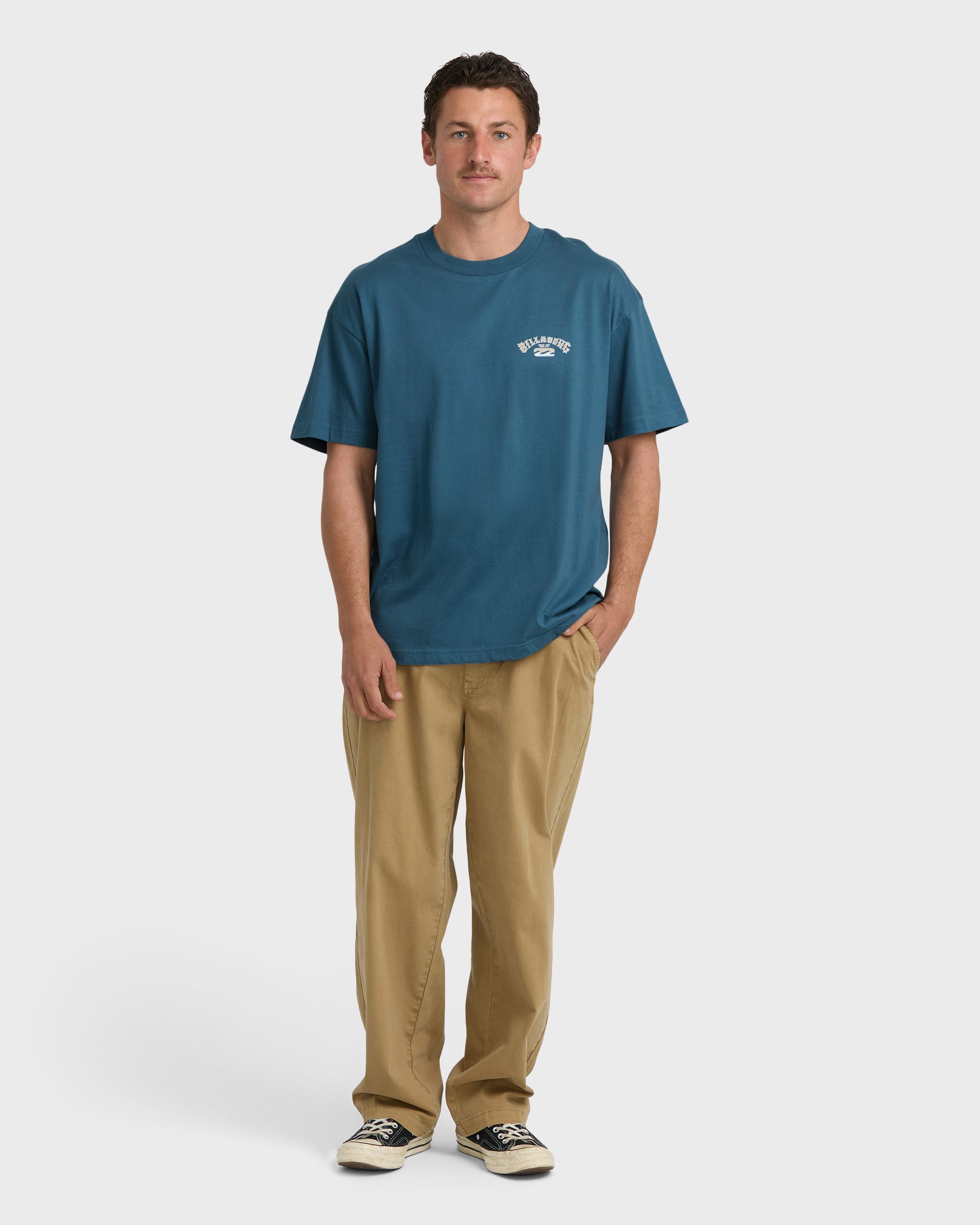 Billabong Heritage Arch OG Short Sleeve T-Shirt - Real Teal