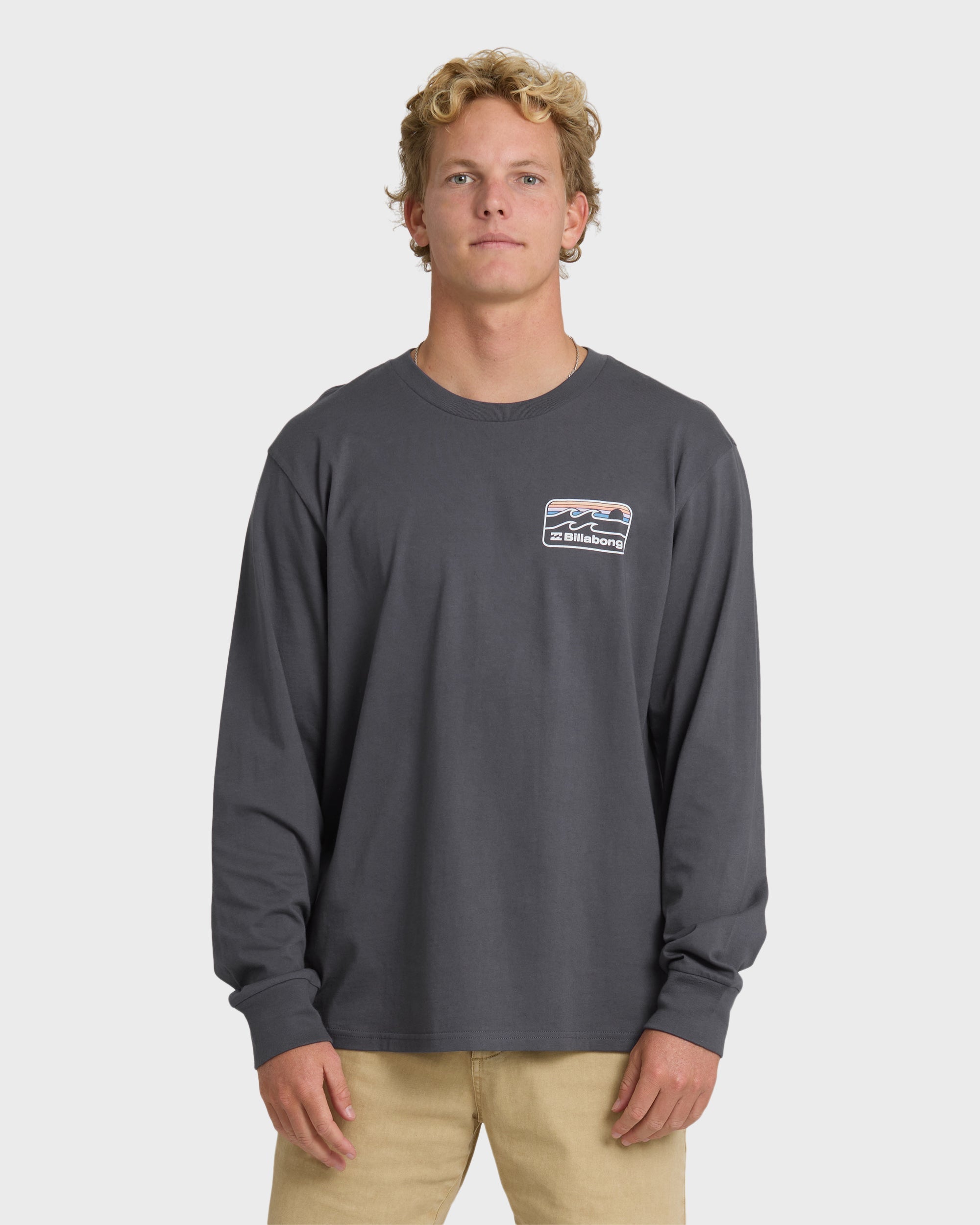 Billabong Runner Premium Long Sleeve T-Shirt - Graystone
