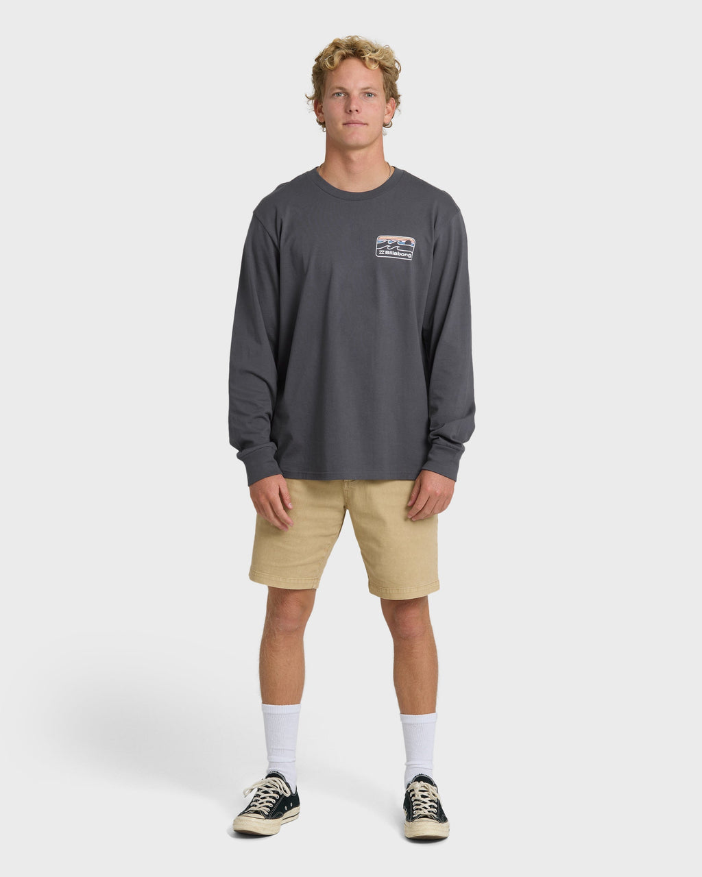Billabong Runner Premium Long Sleeve T-Shirt - Graystone