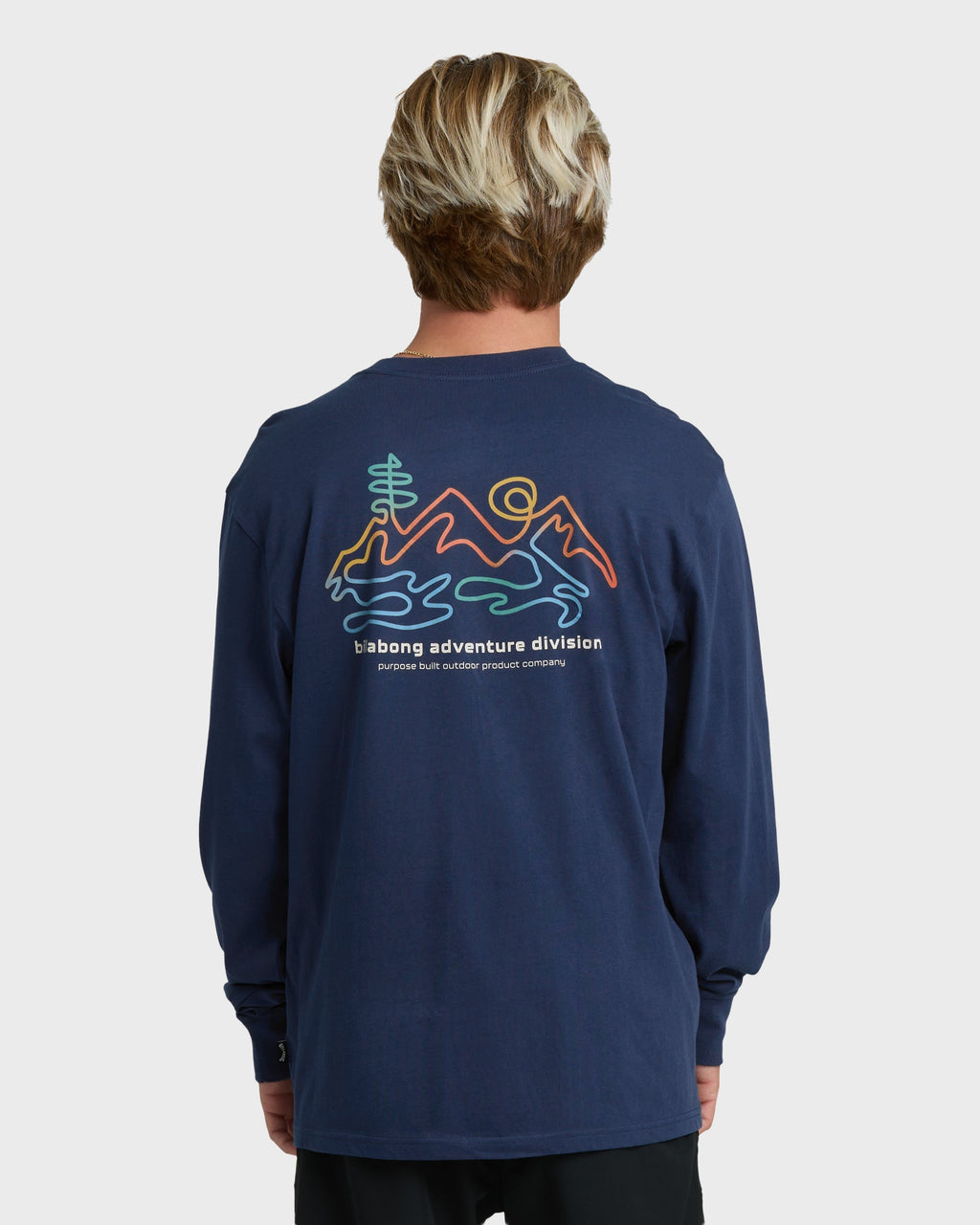 Billabong Range Adiv Premium Long Sleeve T-Shirt - Dark Blue