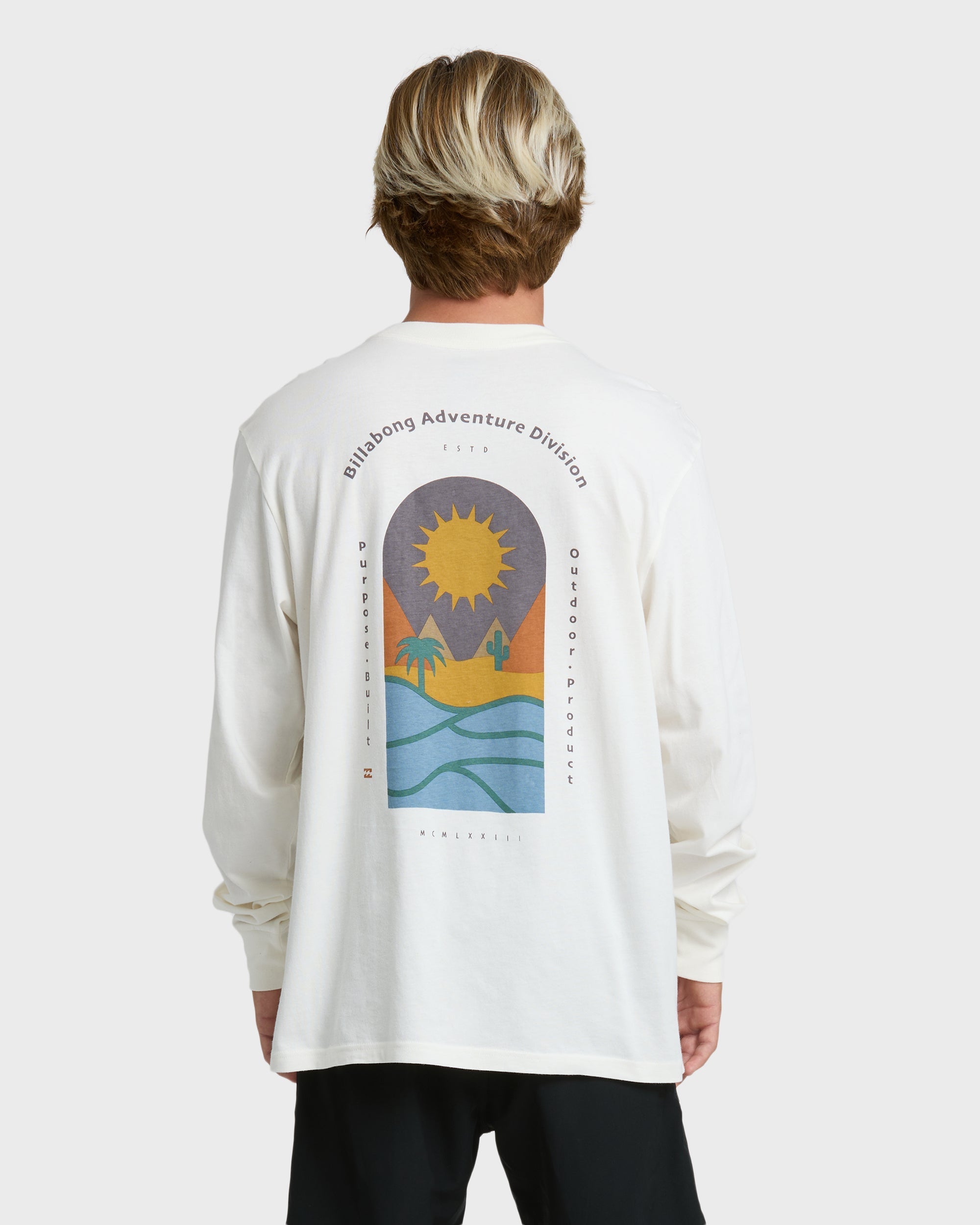 Billabong New View Adiv Premium Long Sleeve T-Shirt - Off White