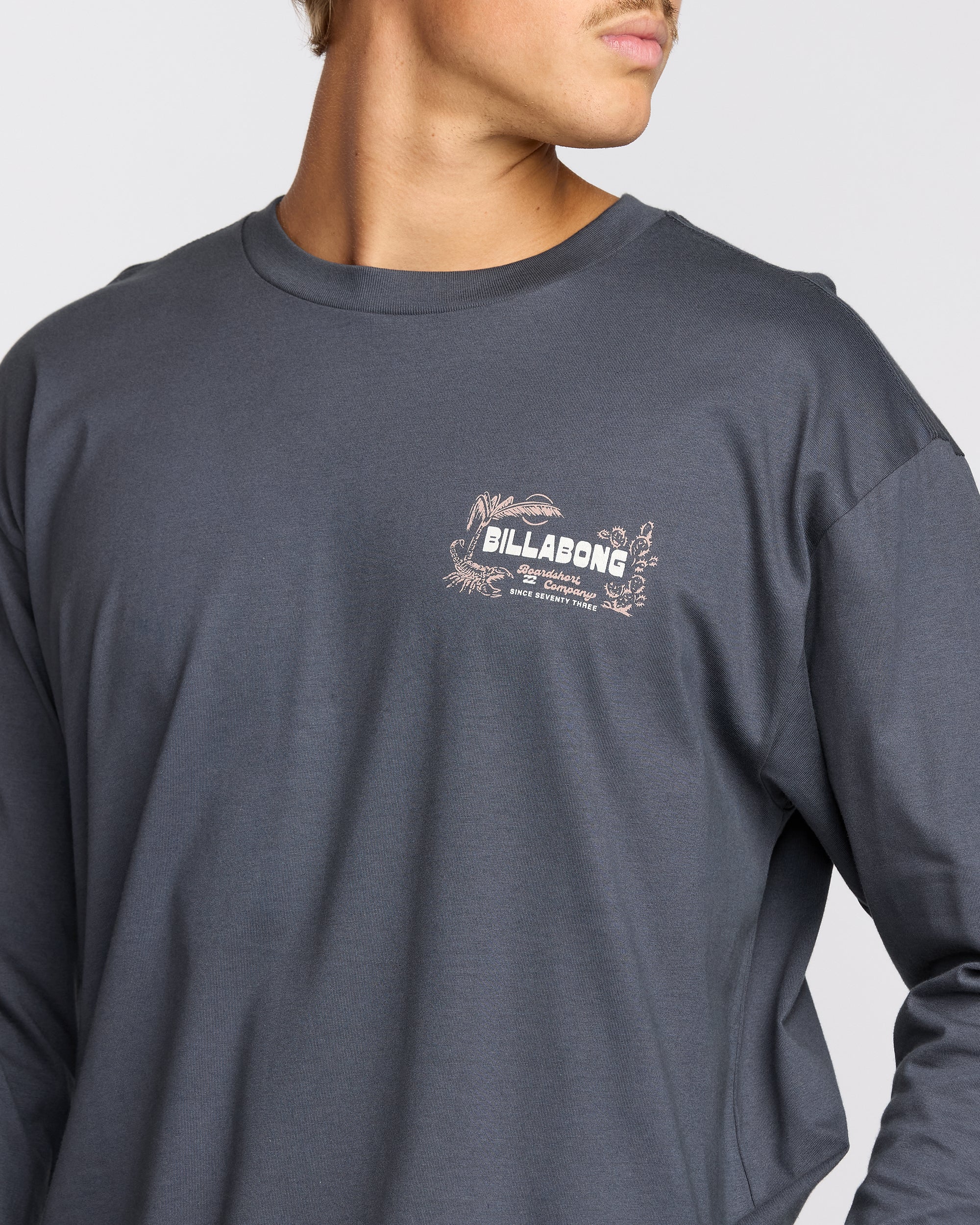 Billabong Lounge Regular Long Sleeve T-Shirt - Midnight Blue
