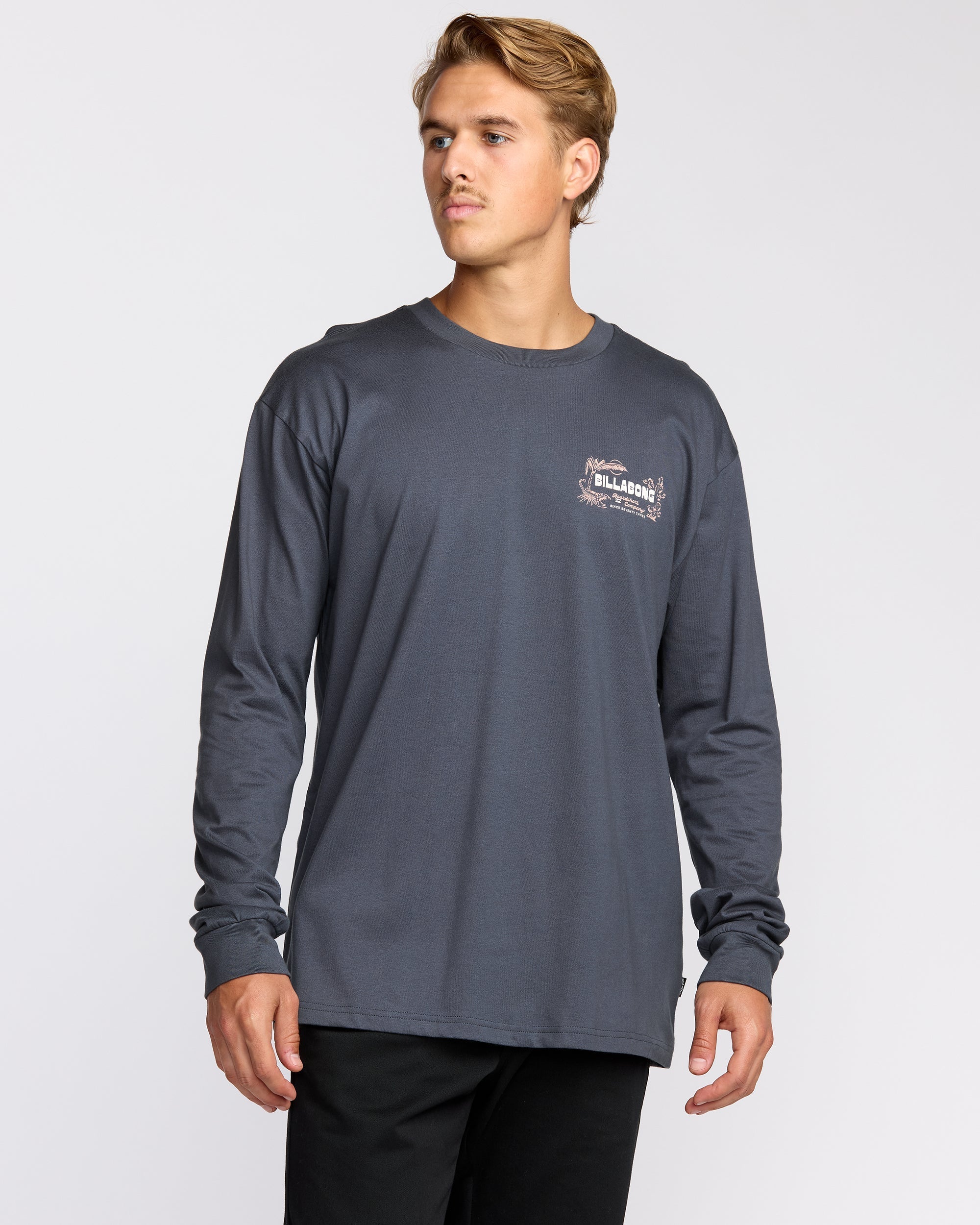 Billabong Lounge Regular Long Sleeve T-Shirt - Midnight Blue