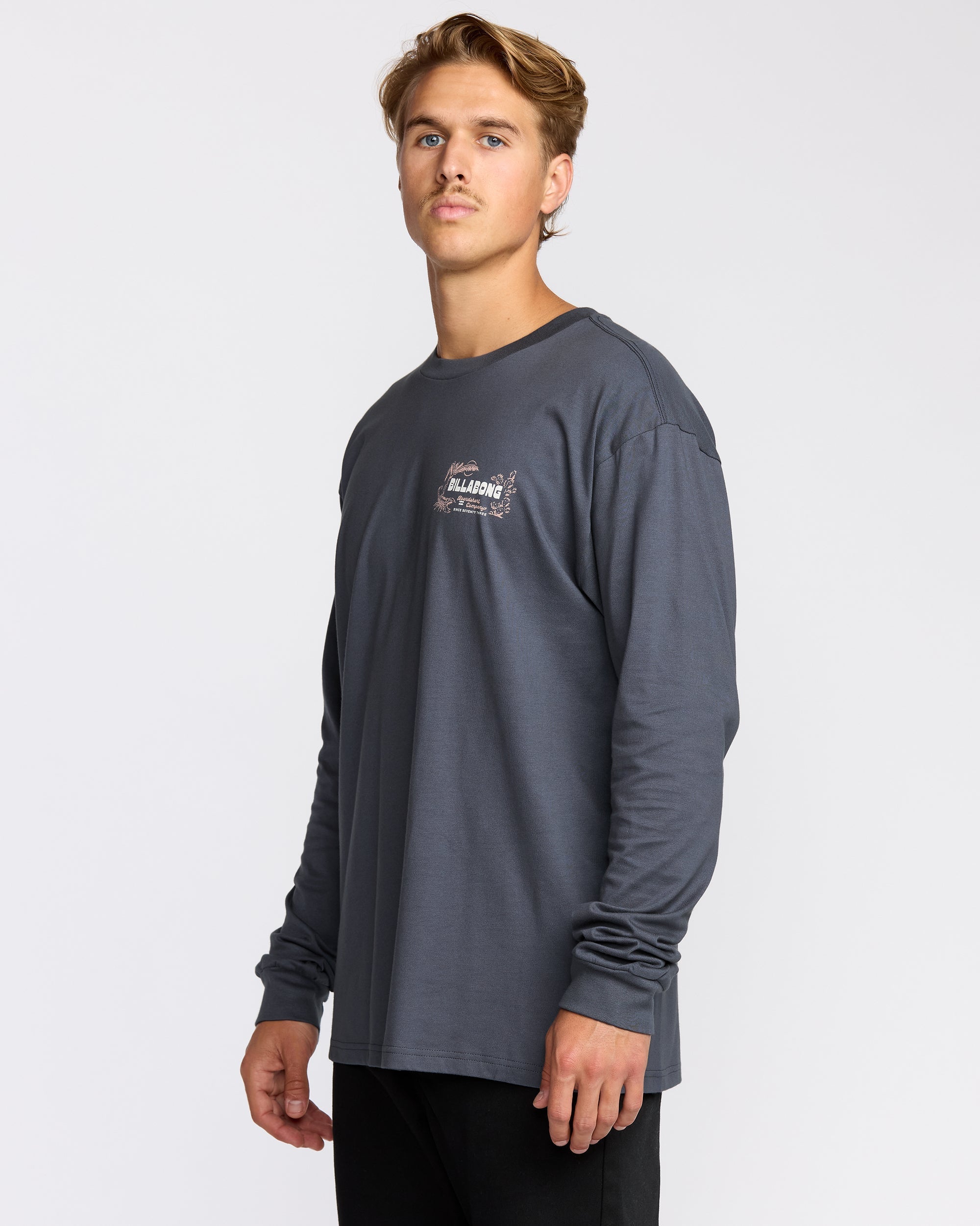Billabong Lounge Regular Long Sleeve T-Shirt - Midnight Blue
