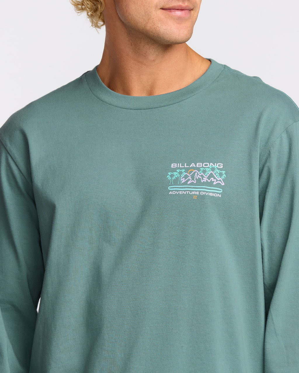 Billabong Coastal Range A/Div Long Sleeve T-Shirt - Sea Blue