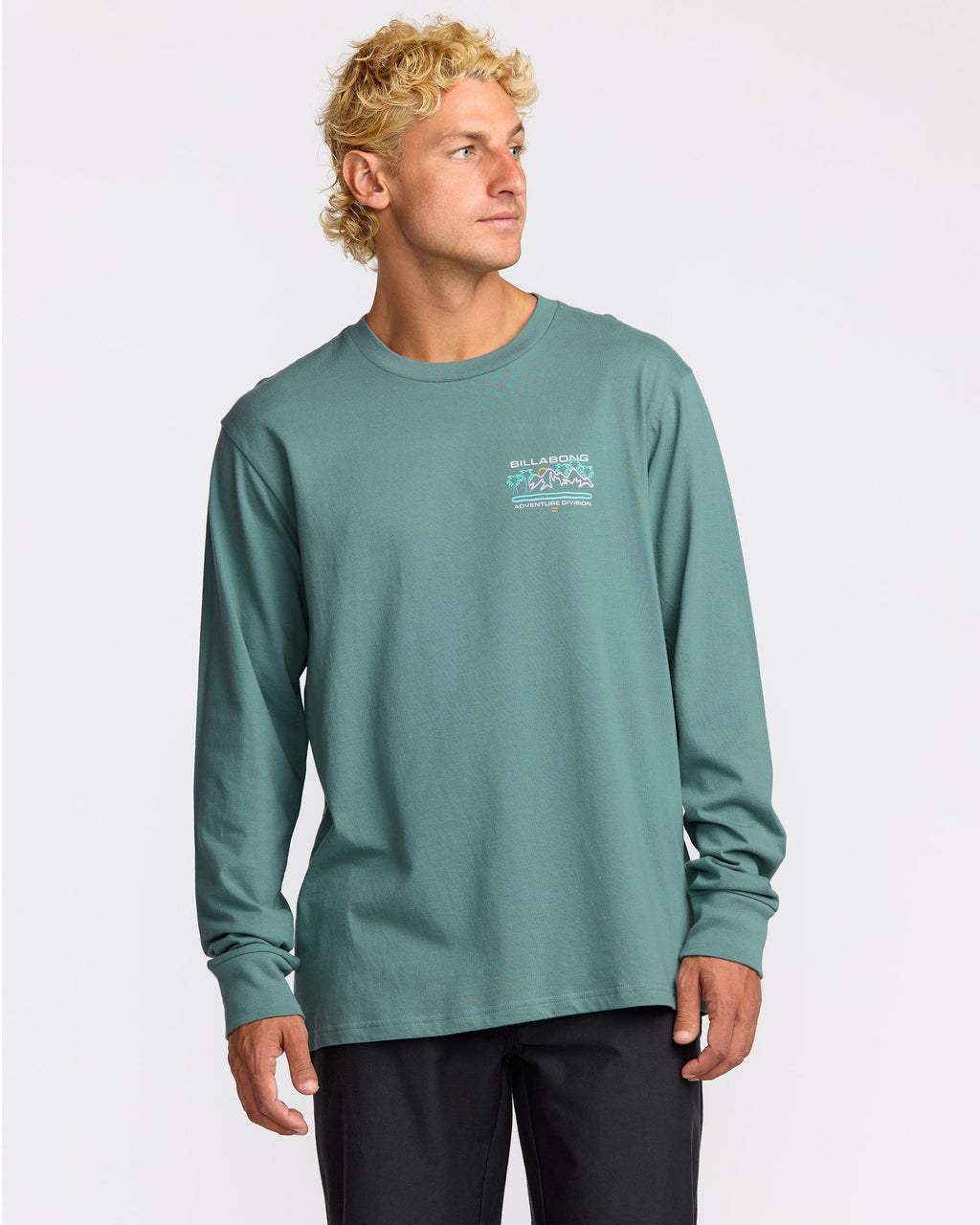 Billabong Coastal Range A/Div Long Sleeve T-Shirt - Sea Blue