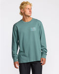 Billabong Coastal Range A/Div Long Sleeve T-Shirt - Sea Blue