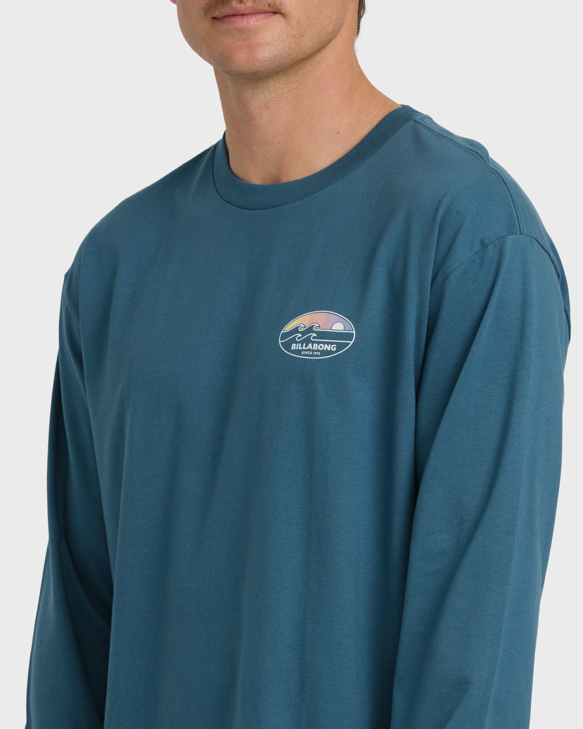 Billabong Runner Regular Long Sleeve T-Shirt - Real Teal