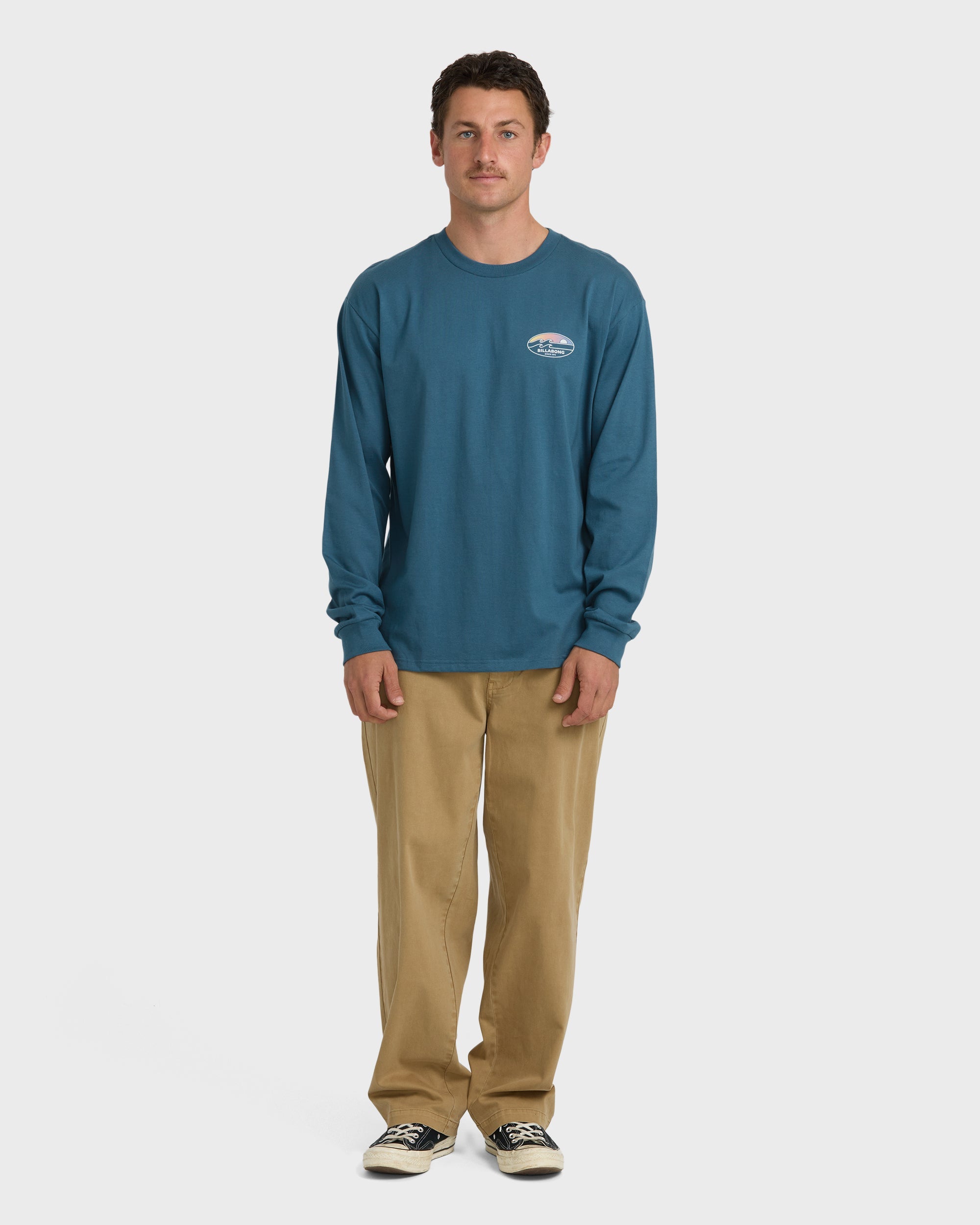 Billabong Runner Regular Long Sleeve T-Shirt - Real Teal