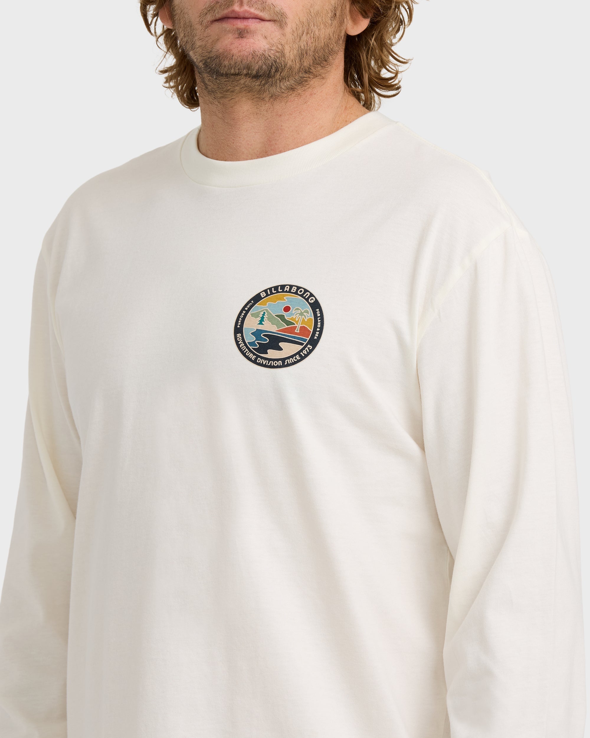 Billabong A/Div Rockies Long Sleeve T-Shirt - Off White