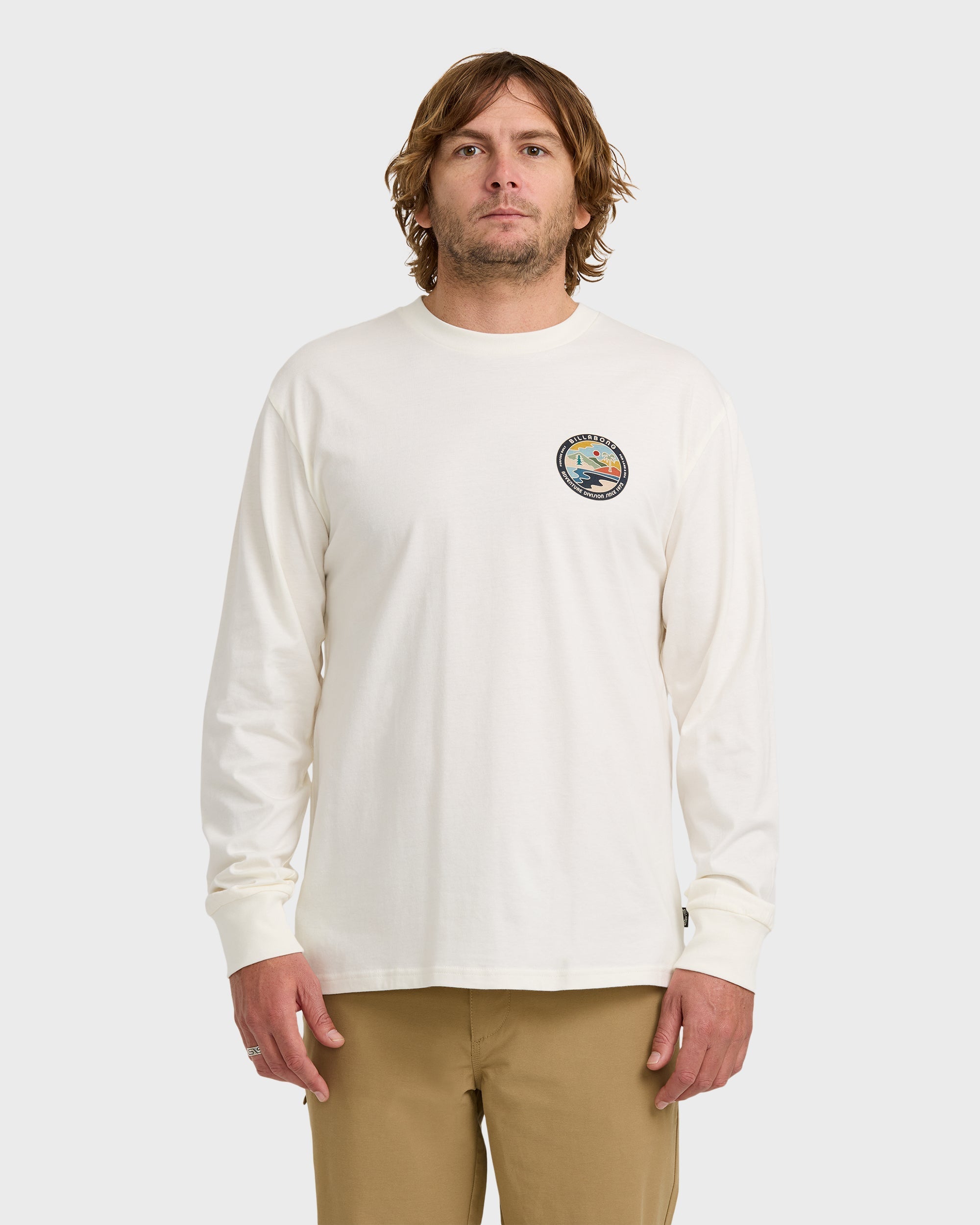 Billabong A/Div Rockies Long Sleeve T-Shirt - Off White
