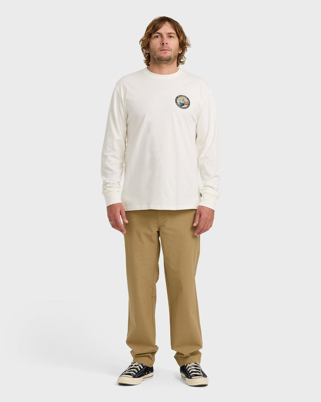 Billabong A/Div Rockies Long Sleeve T-Shirt - Off White