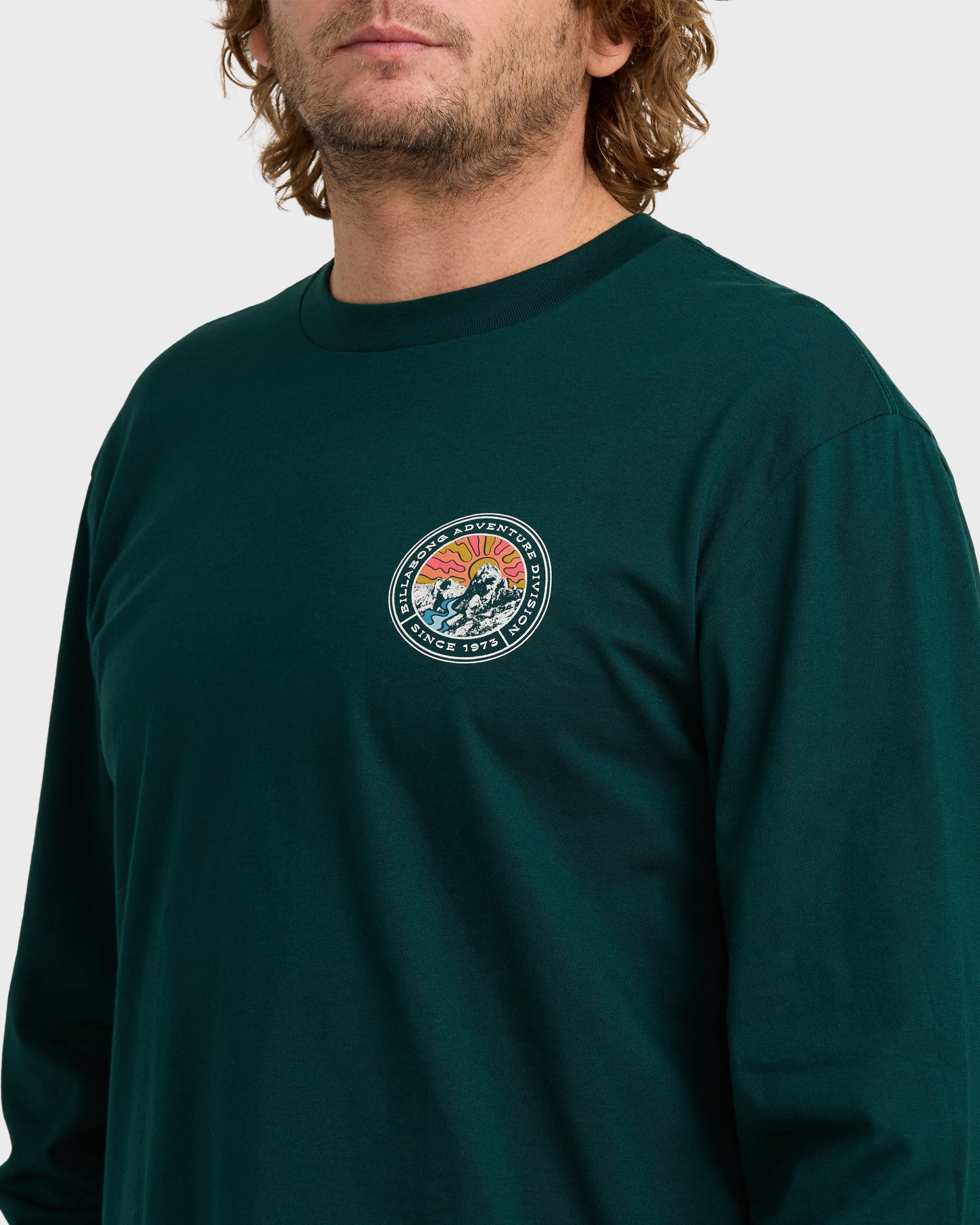 Billabong A/Div Rockies Long Sleeve T-Shirt - Spruce Green