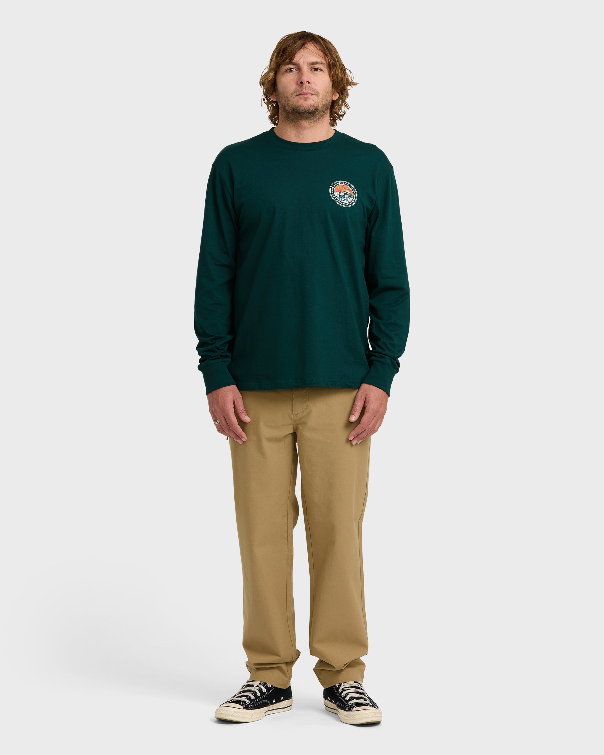 Billabong A/Div Rockies Long Sleeve T-Shirt - Spruce Green