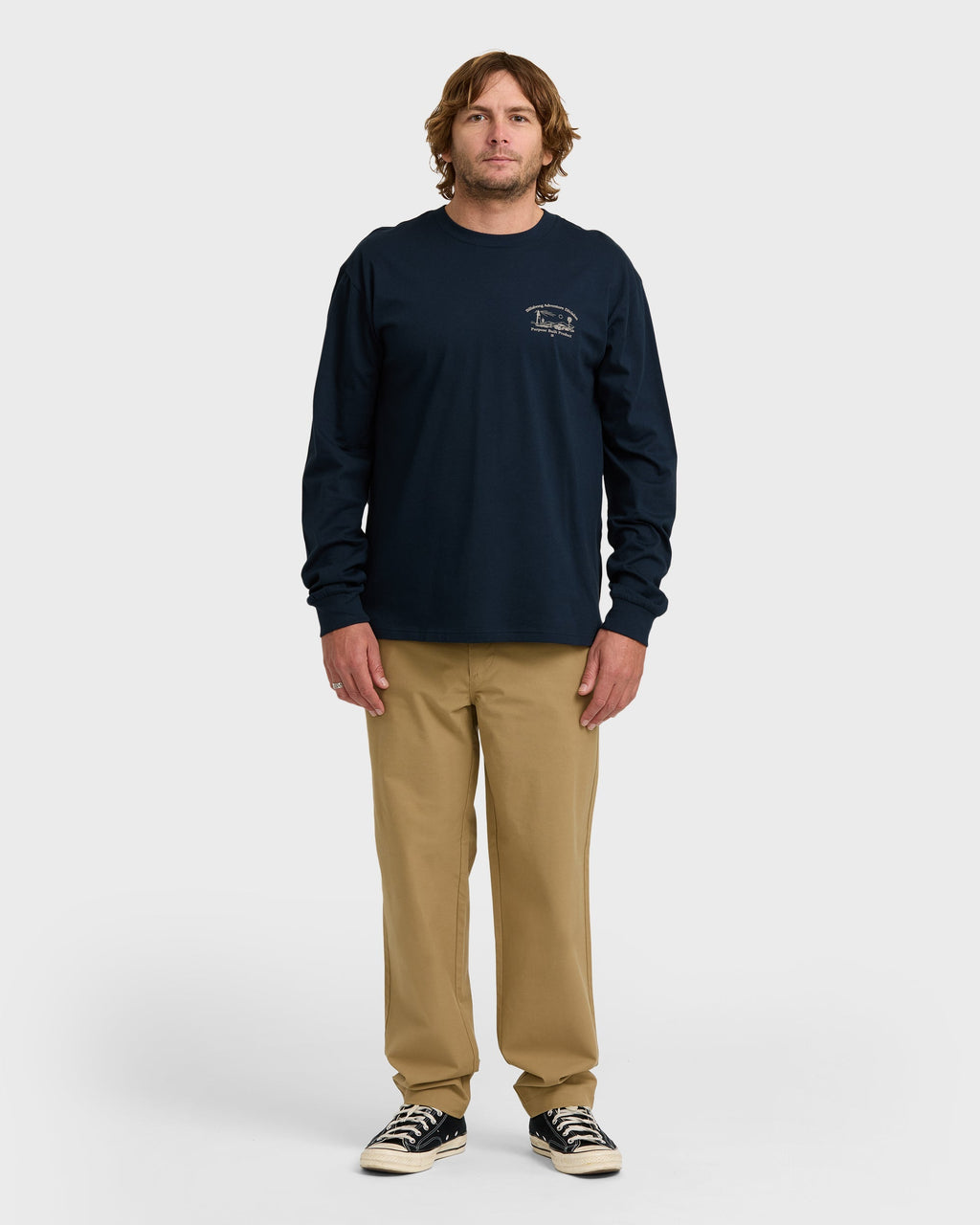 Billabong A/Div Scenic Route Long Sleeve T-Shirt - Navy
