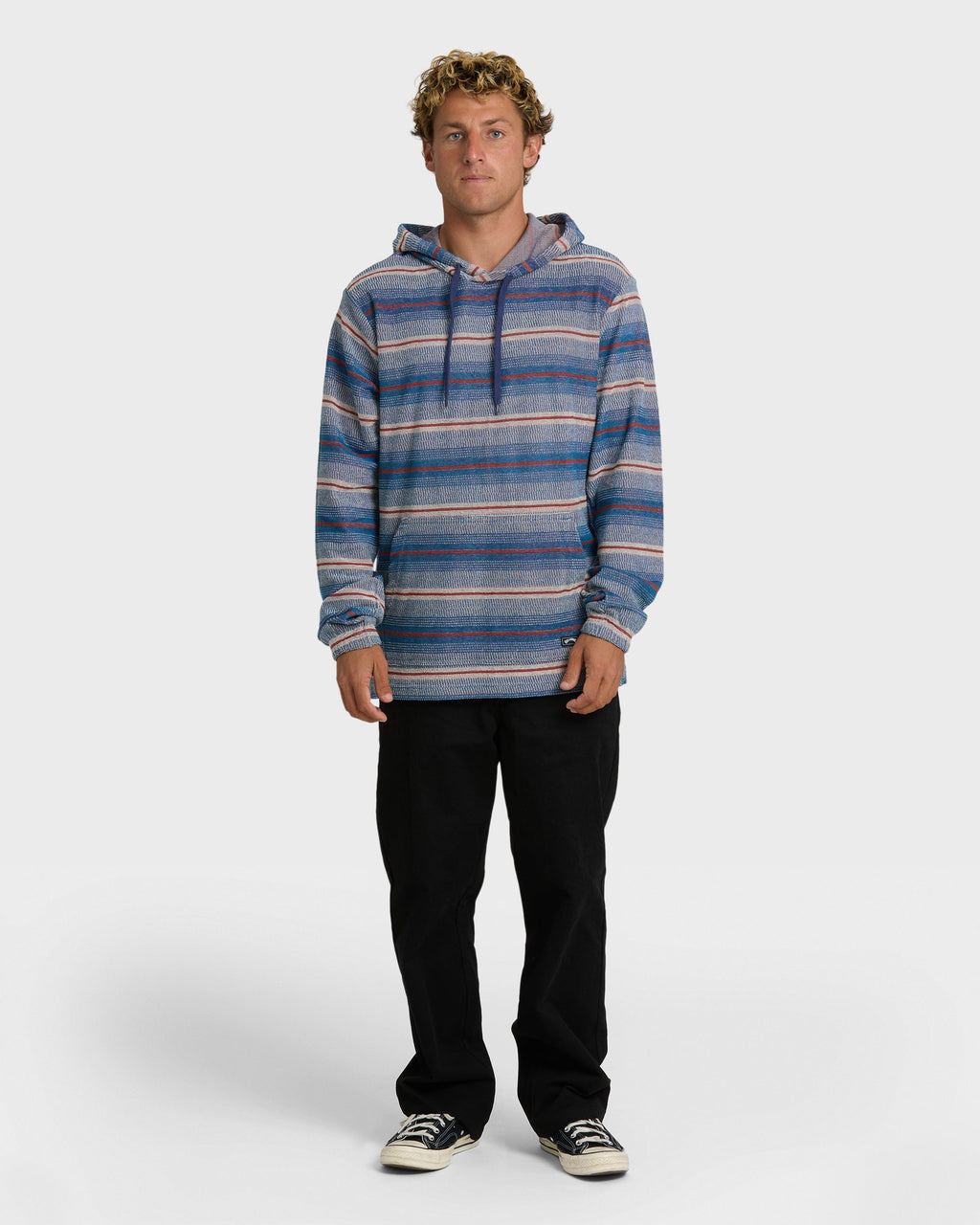 Billabong Flecker Diego YD Pullover Hoodie - Dark Denim