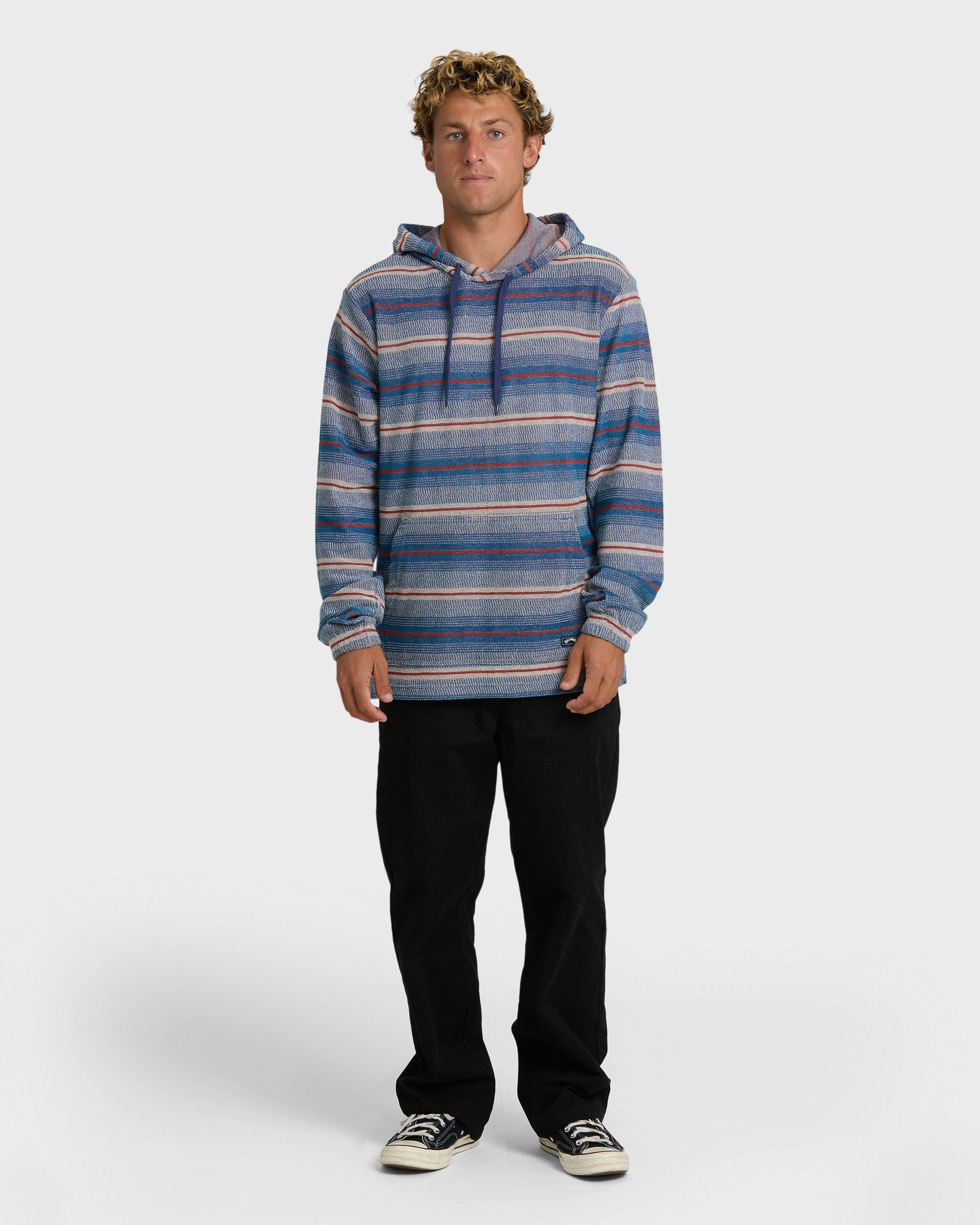 Billabong Flecker Diego YD Pullover Hoodie - Dark Denim