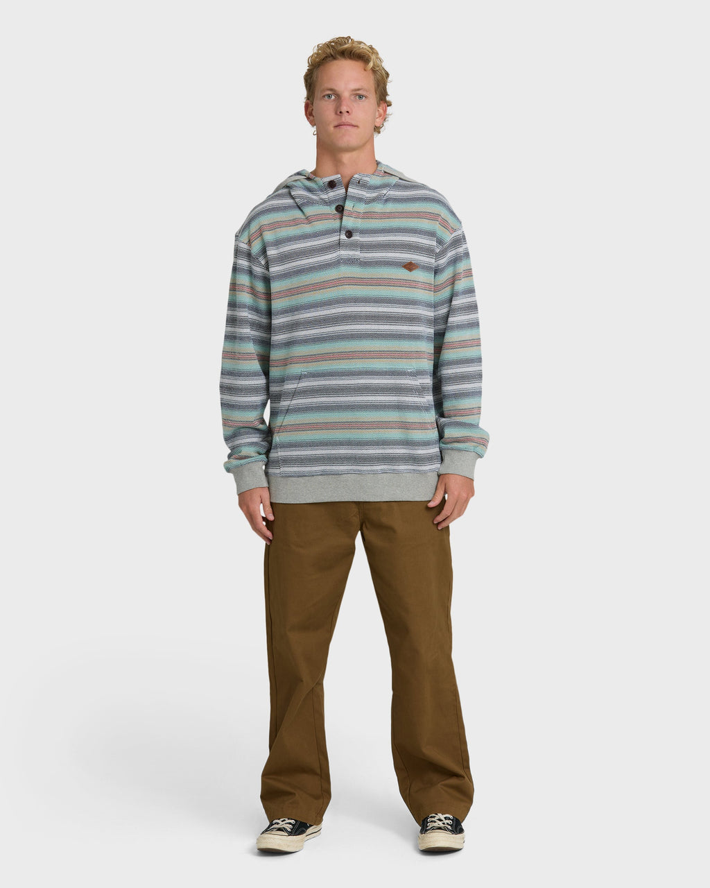 Billabong Rancho Pullover YD Pullover Hoodie - Heather Gray