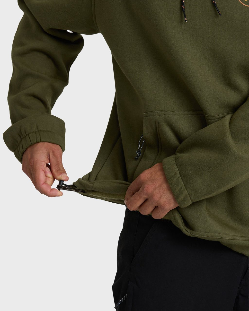 Billabong A/Div Compass Pullover Hoodie - Winter Moss