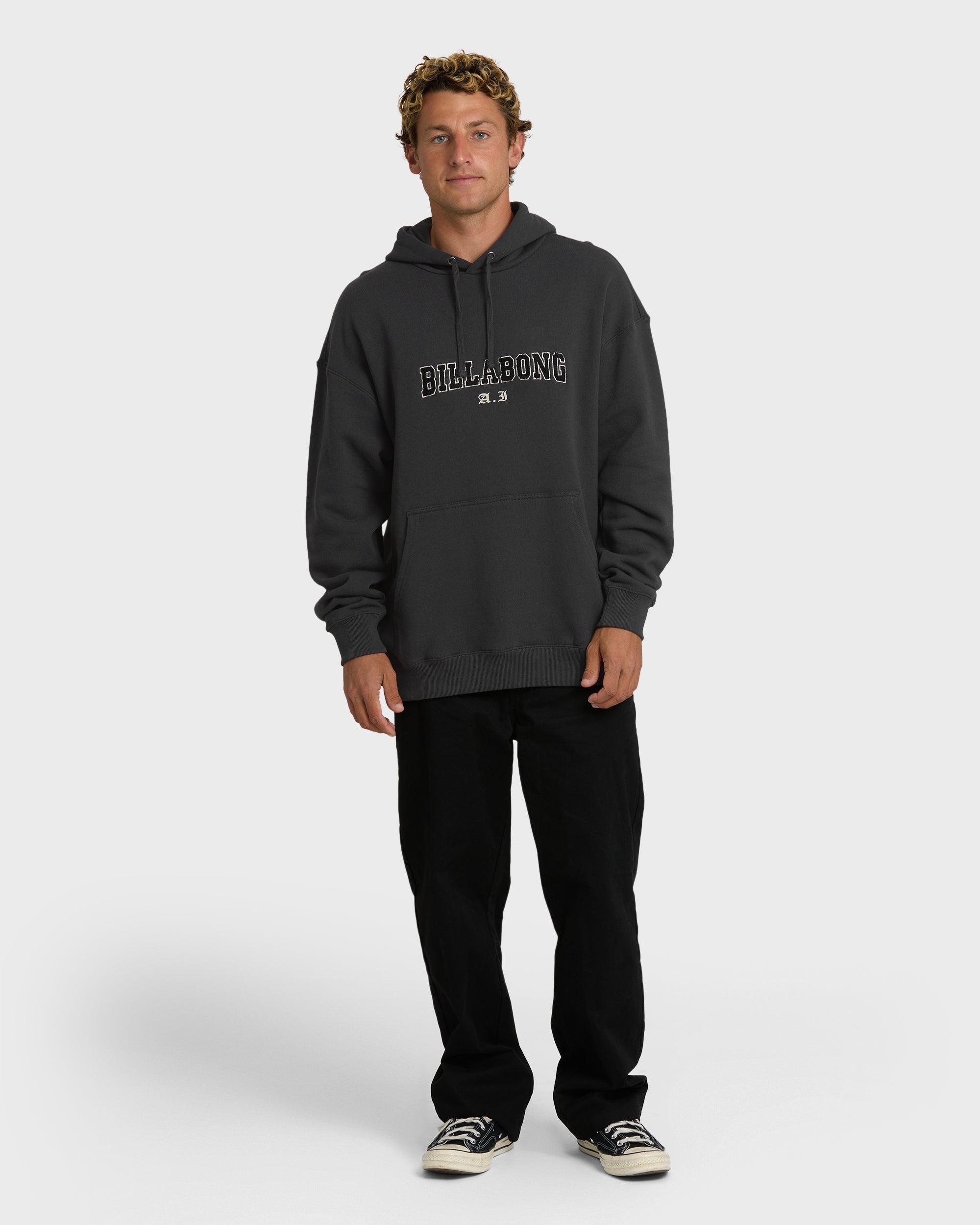 Billabong A.I. Forever Applique Hoodie - Black