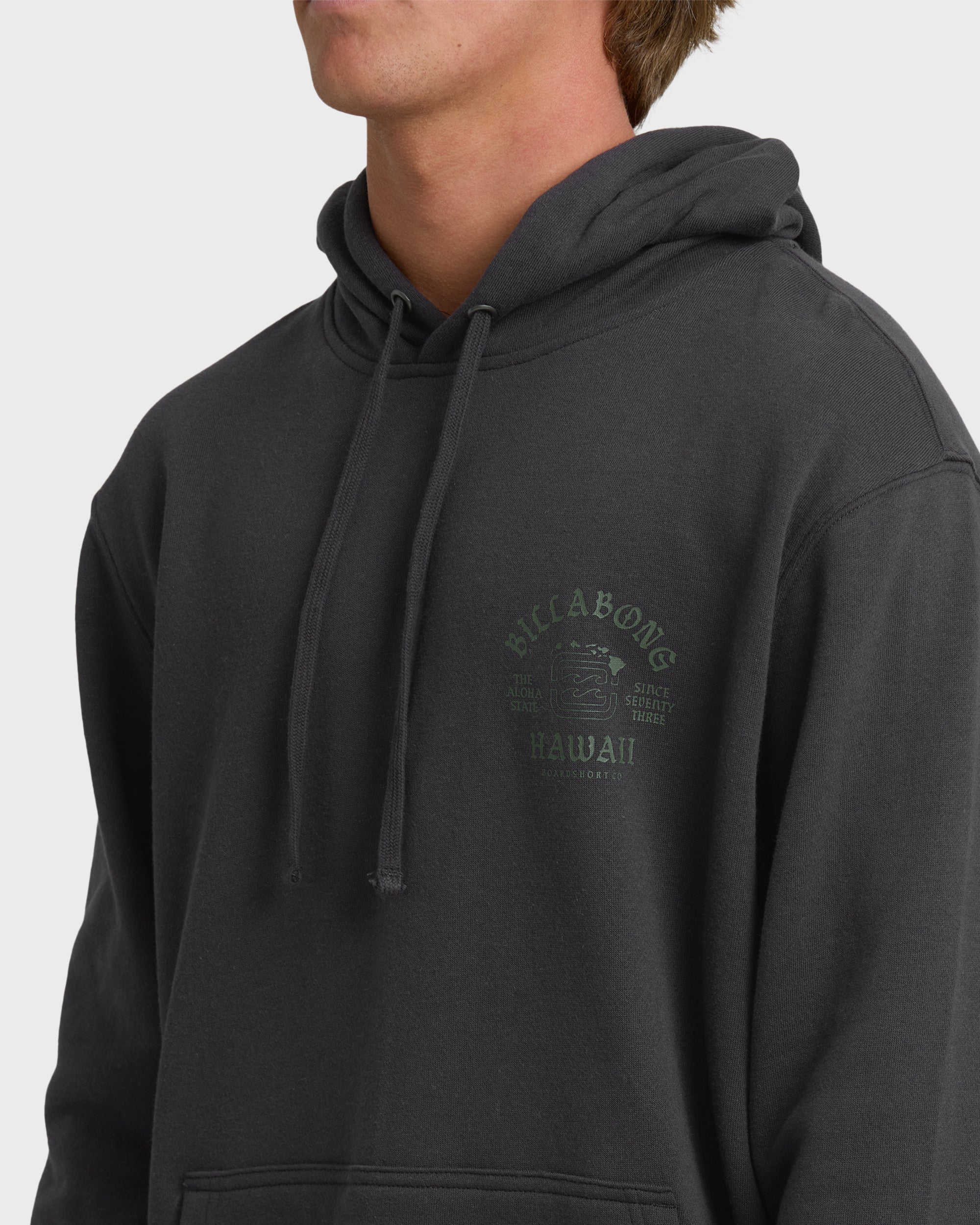 Billabong Island Chain Hawaii Pullover Hoodie - Black